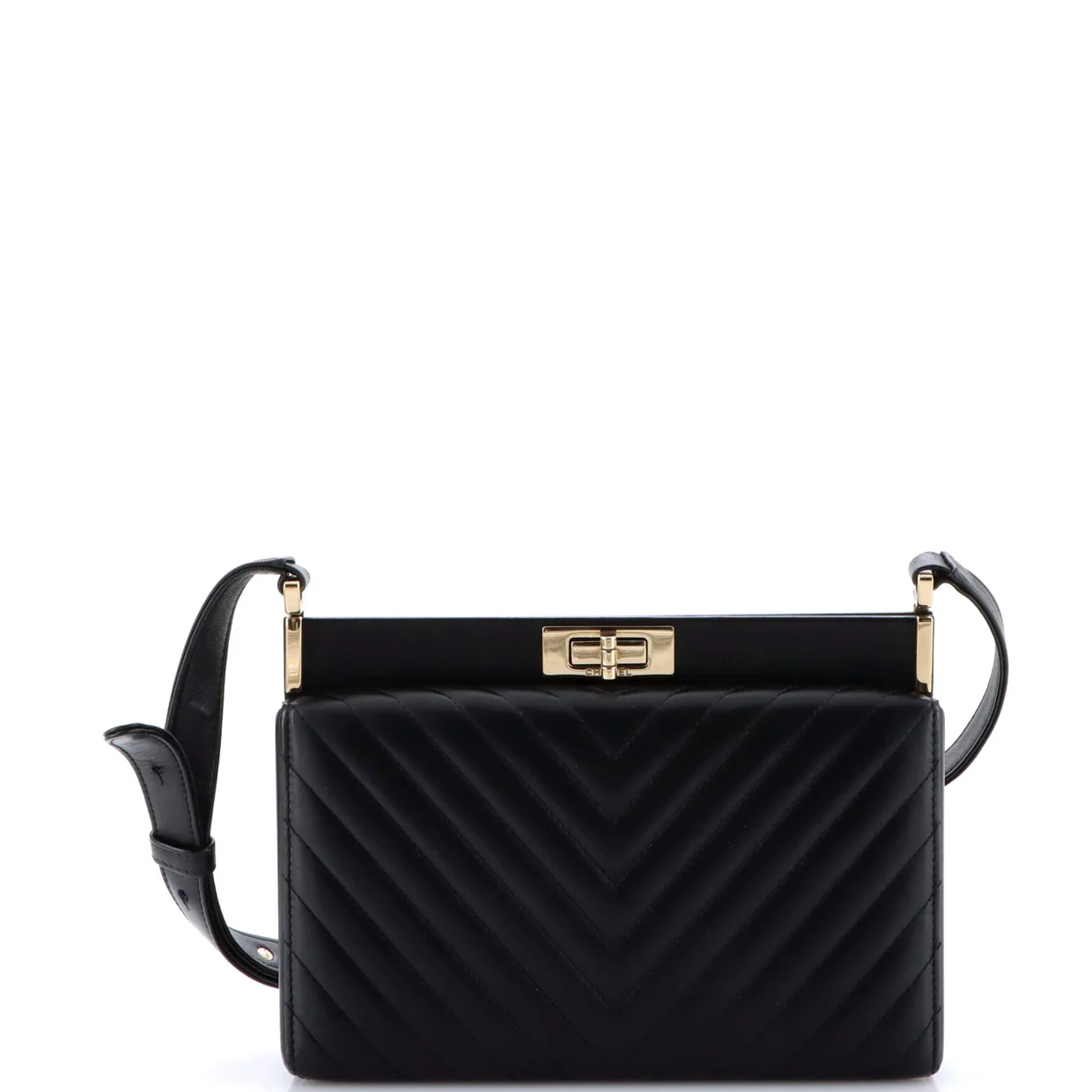 Reissue Clutch Bag Chevron Lambskin - Deep Luxury