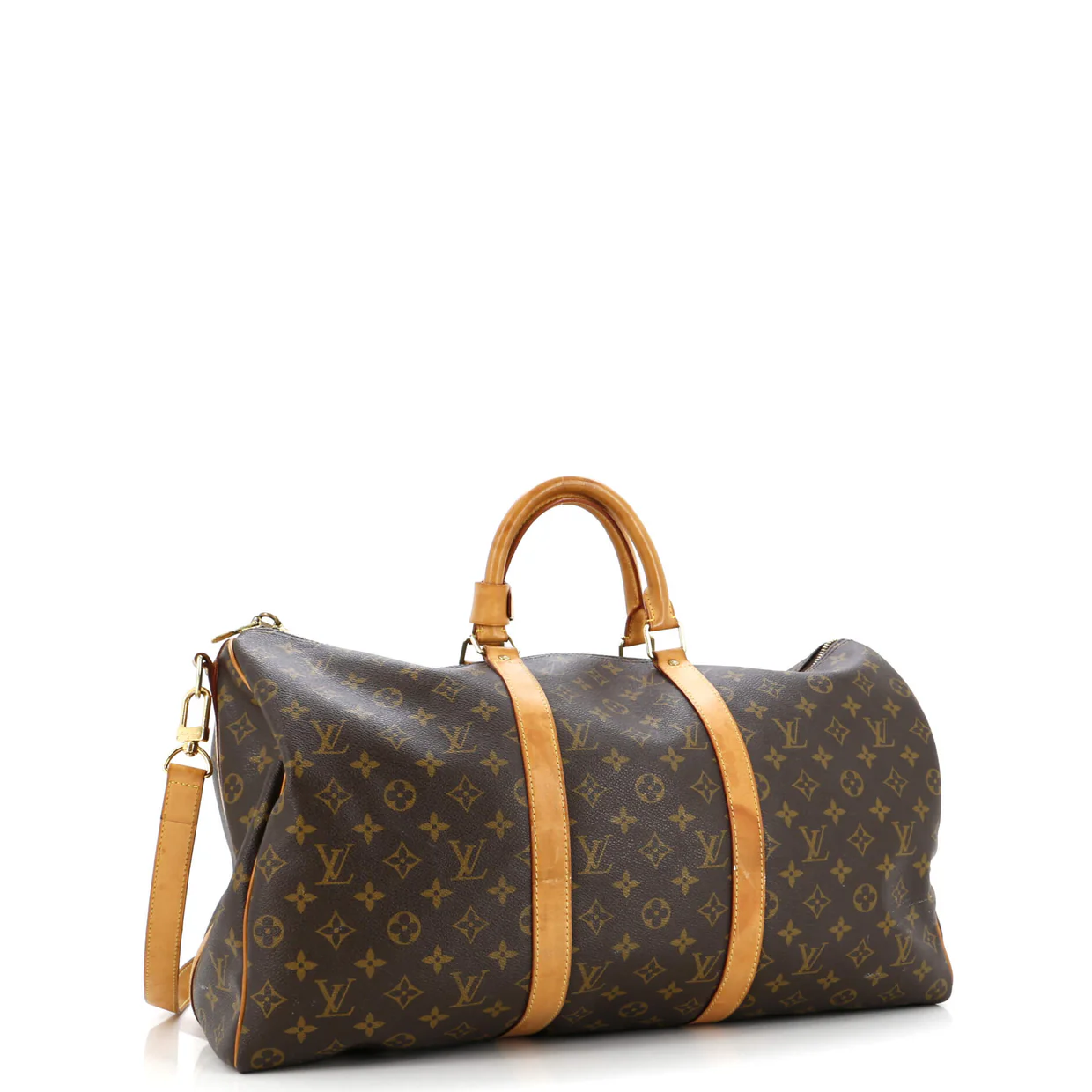 Keepall Bandouliere Bag Monogram Canvas 50 - Deep Luxury