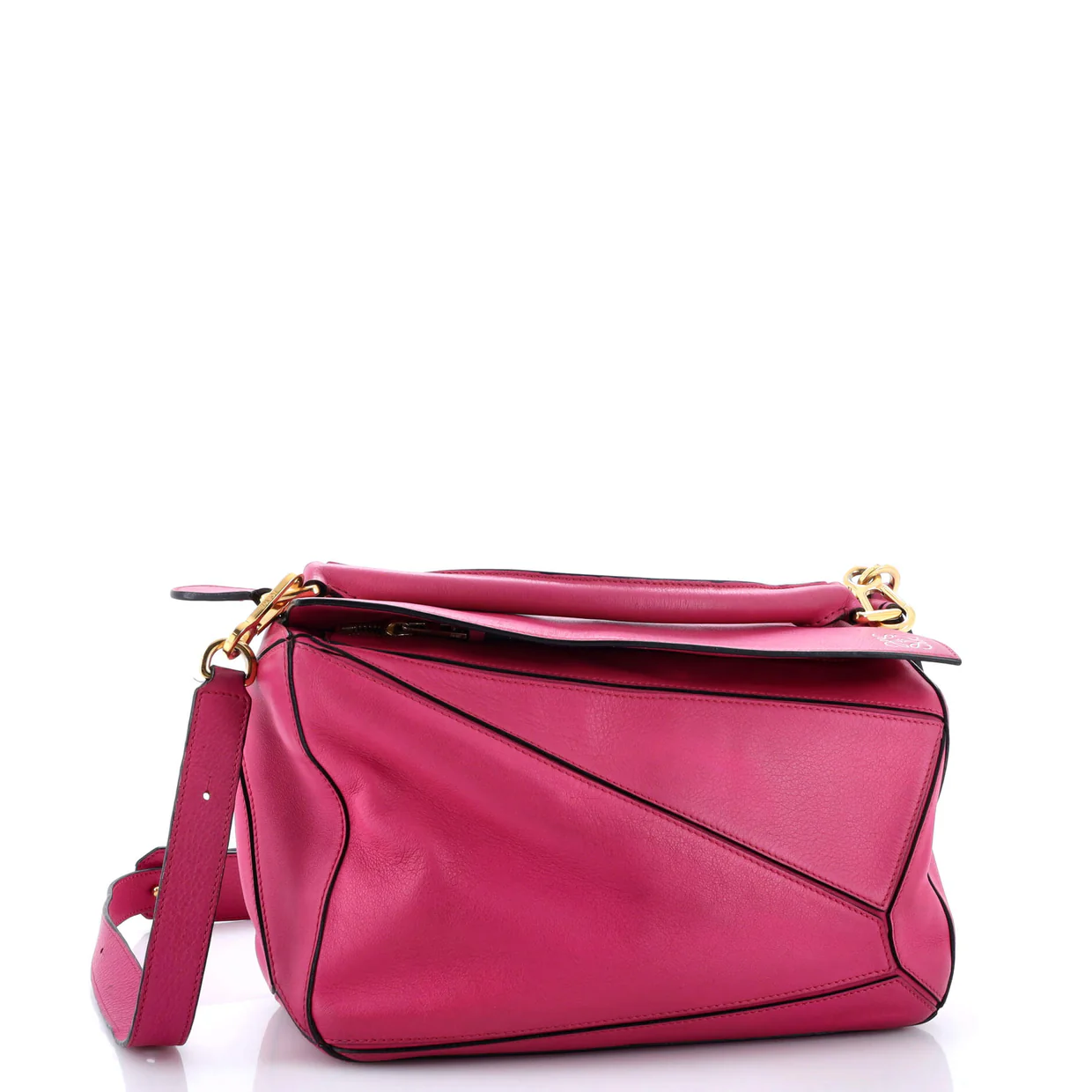 Puzzle Bag Leather Medium - Deep Luxury