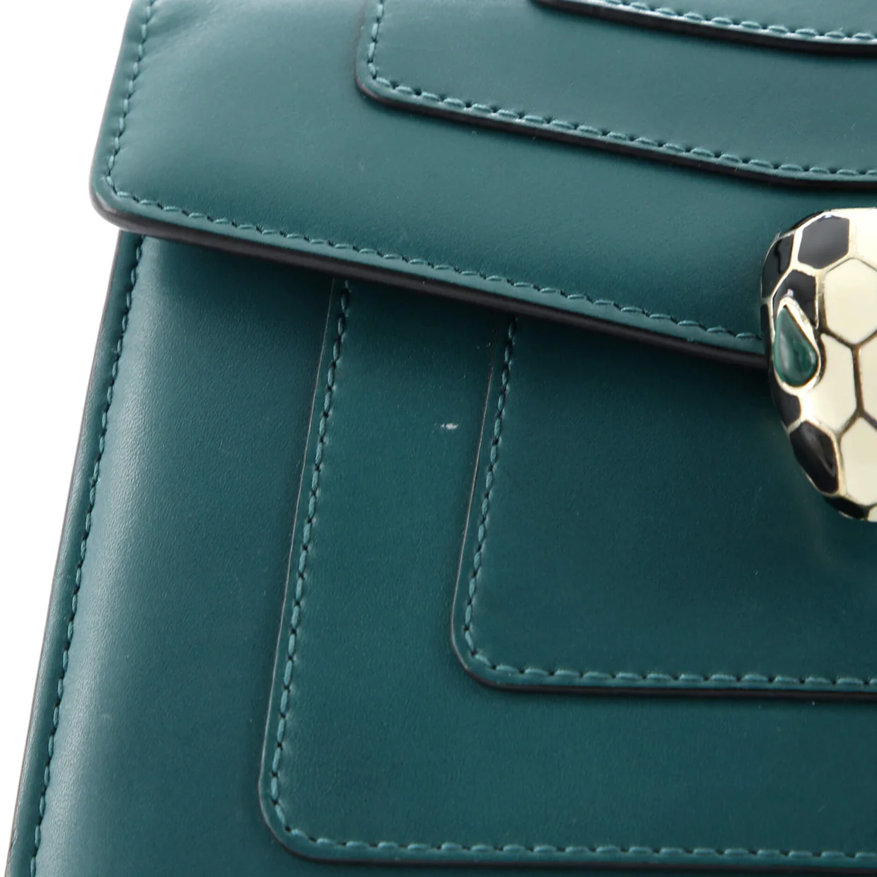 Serpenti Forever Square Shoulder Bag Leather Small - Deep Luxury