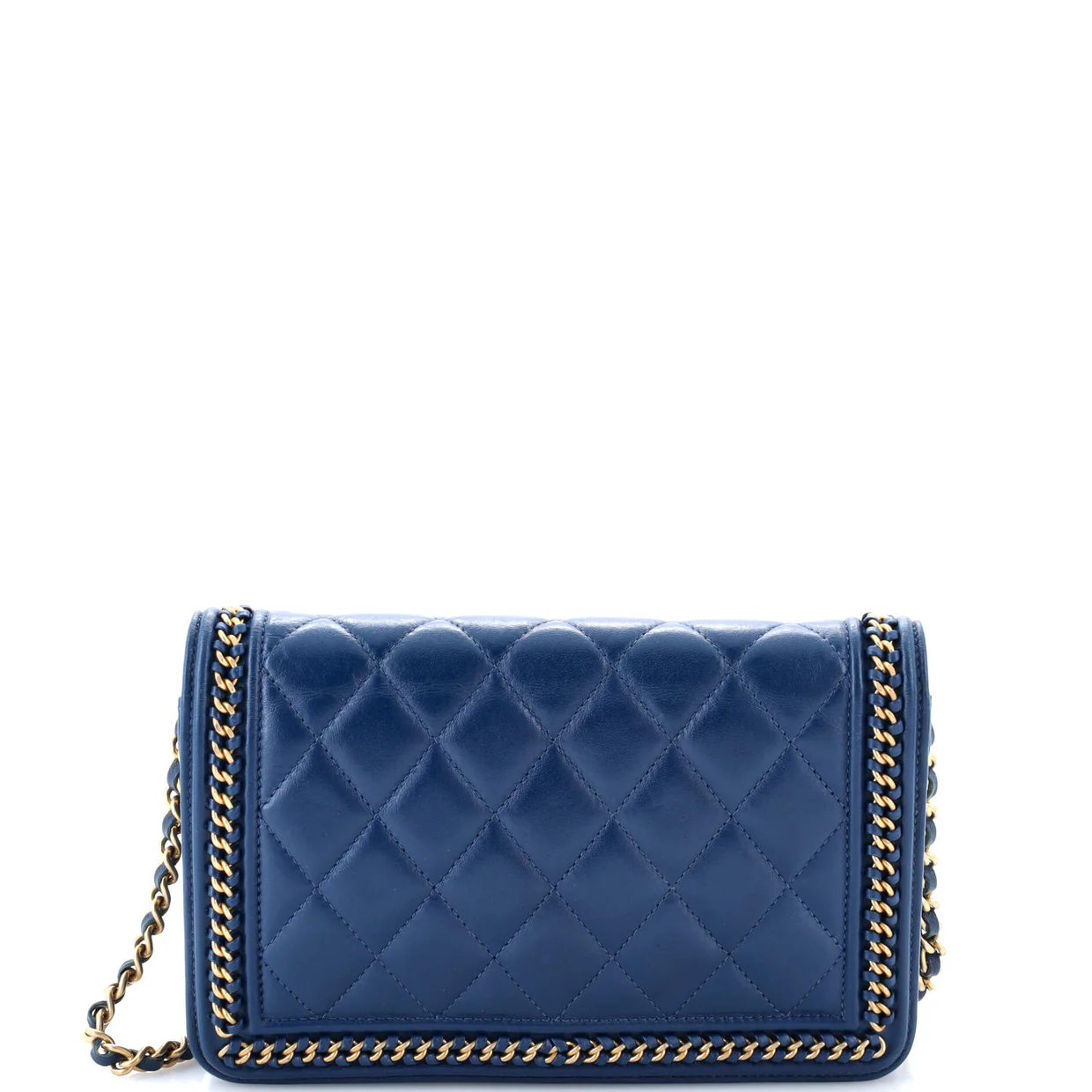 Chain Around Boy Wallet on Chain Quilted Lambskin - Deep Luxury