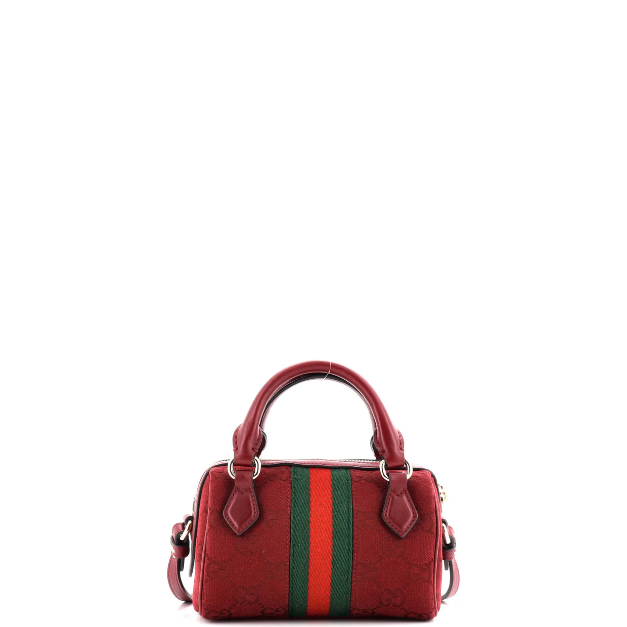 Ophidia Convertible Boston Bag GG Canvas Mini - Deep Luxury