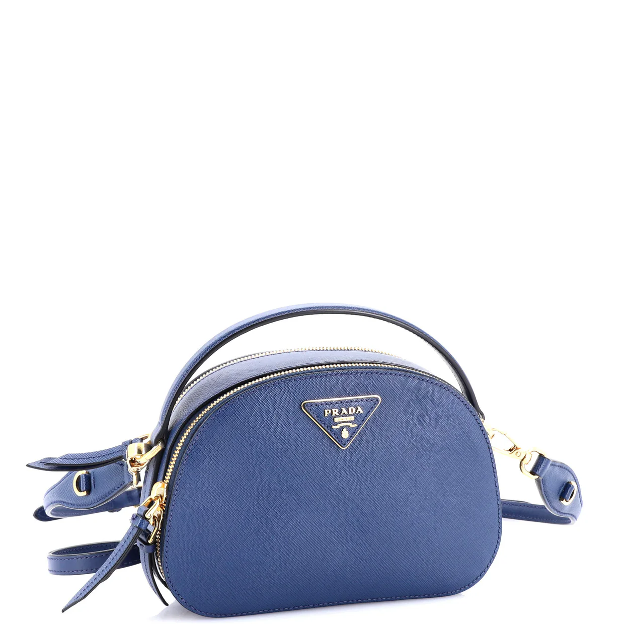 Odette Top Handle Bag Saffiano Leather Small - Deep Luxury