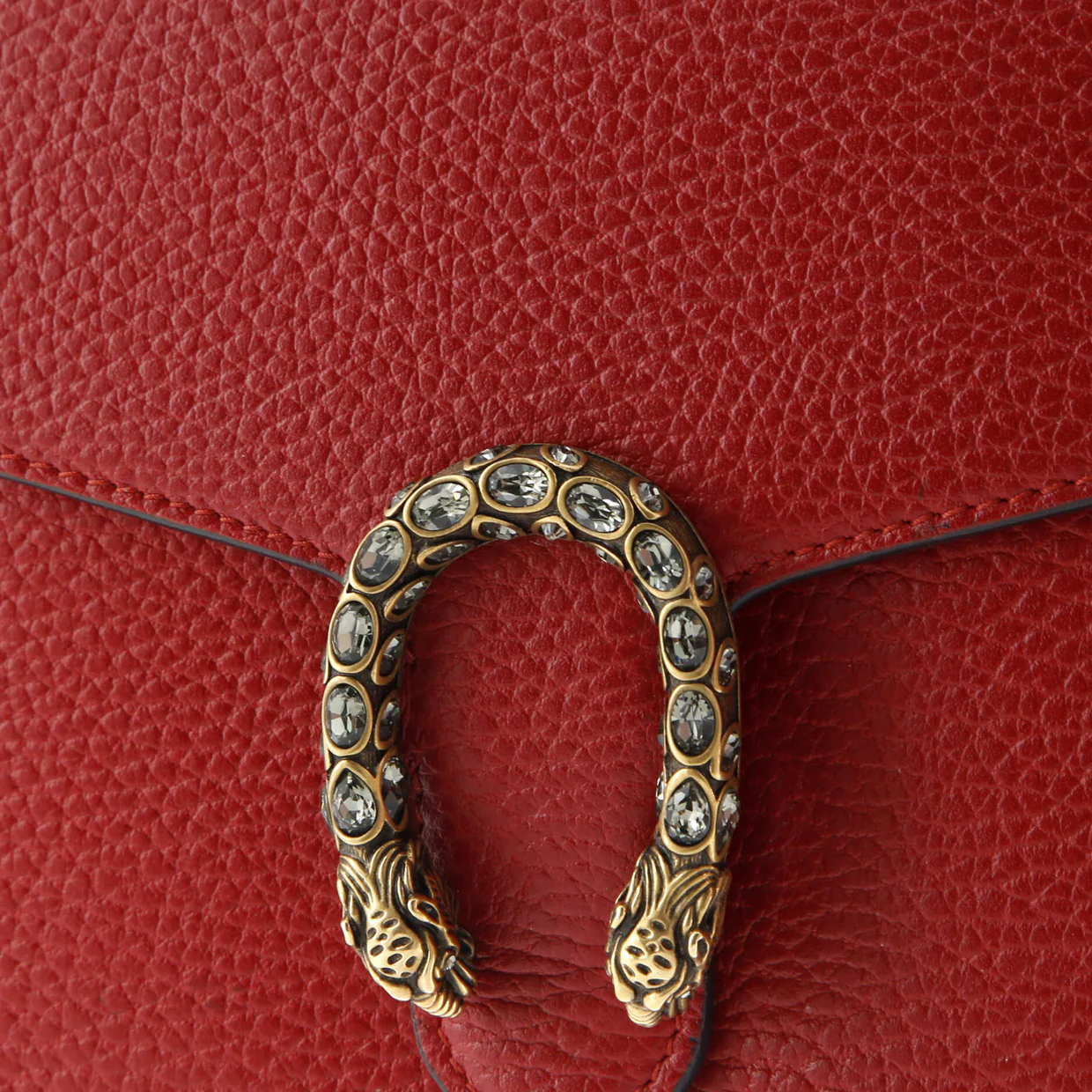 Dionysus Chain Wallet Leather with Embellished Detail Small - Deep Luxury