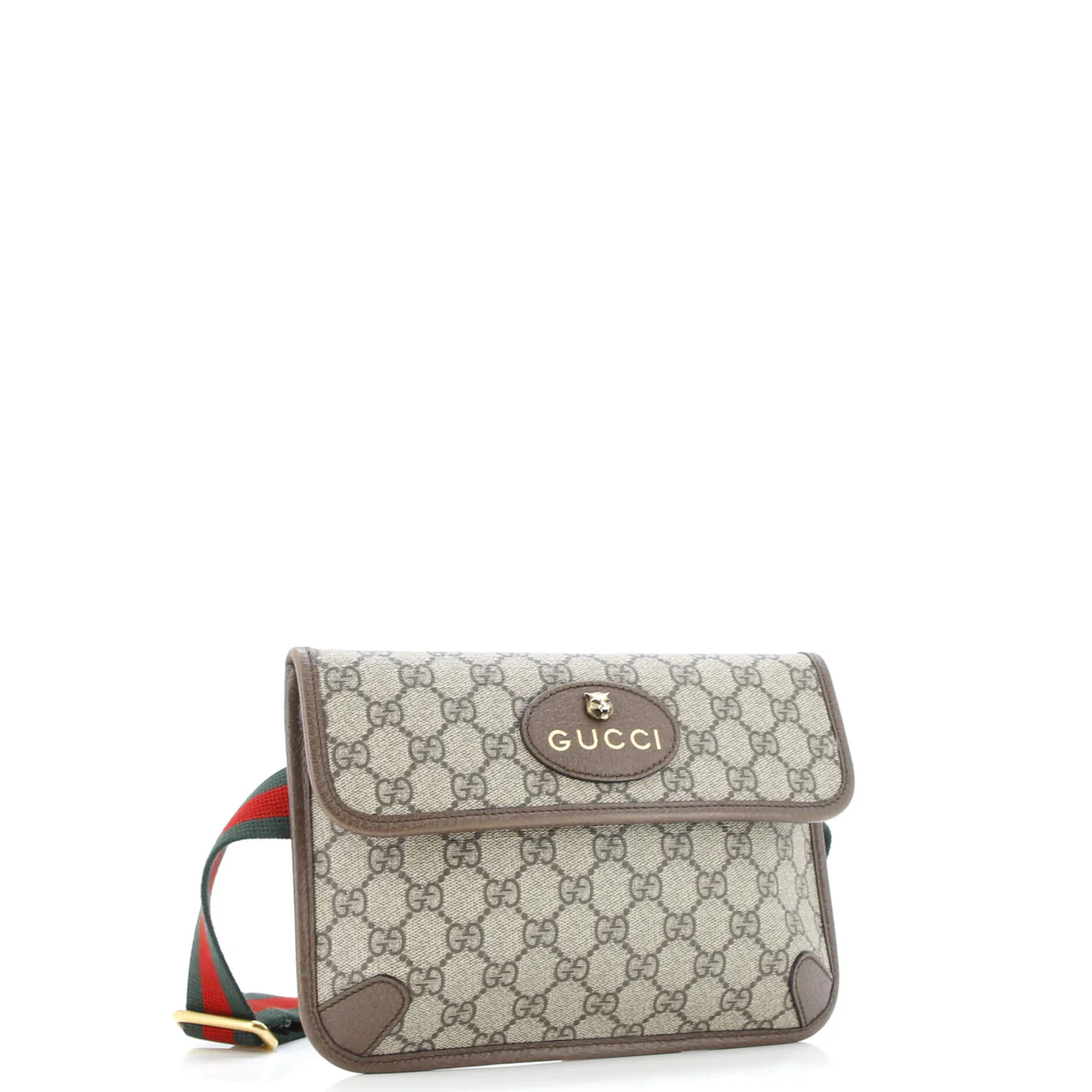 Neo Vintage Flap Belt Bag GG Coated Canvas - Deep Luxury