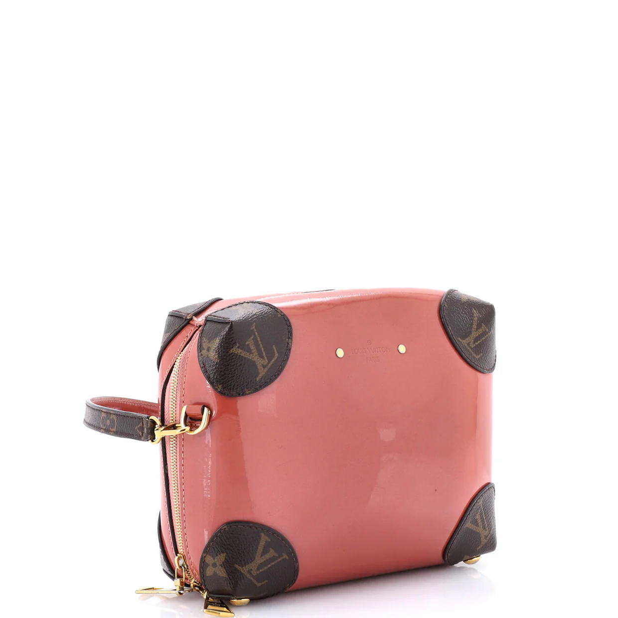 Venice Handbag Vernis with Monogram Canvas - Deep Luxury