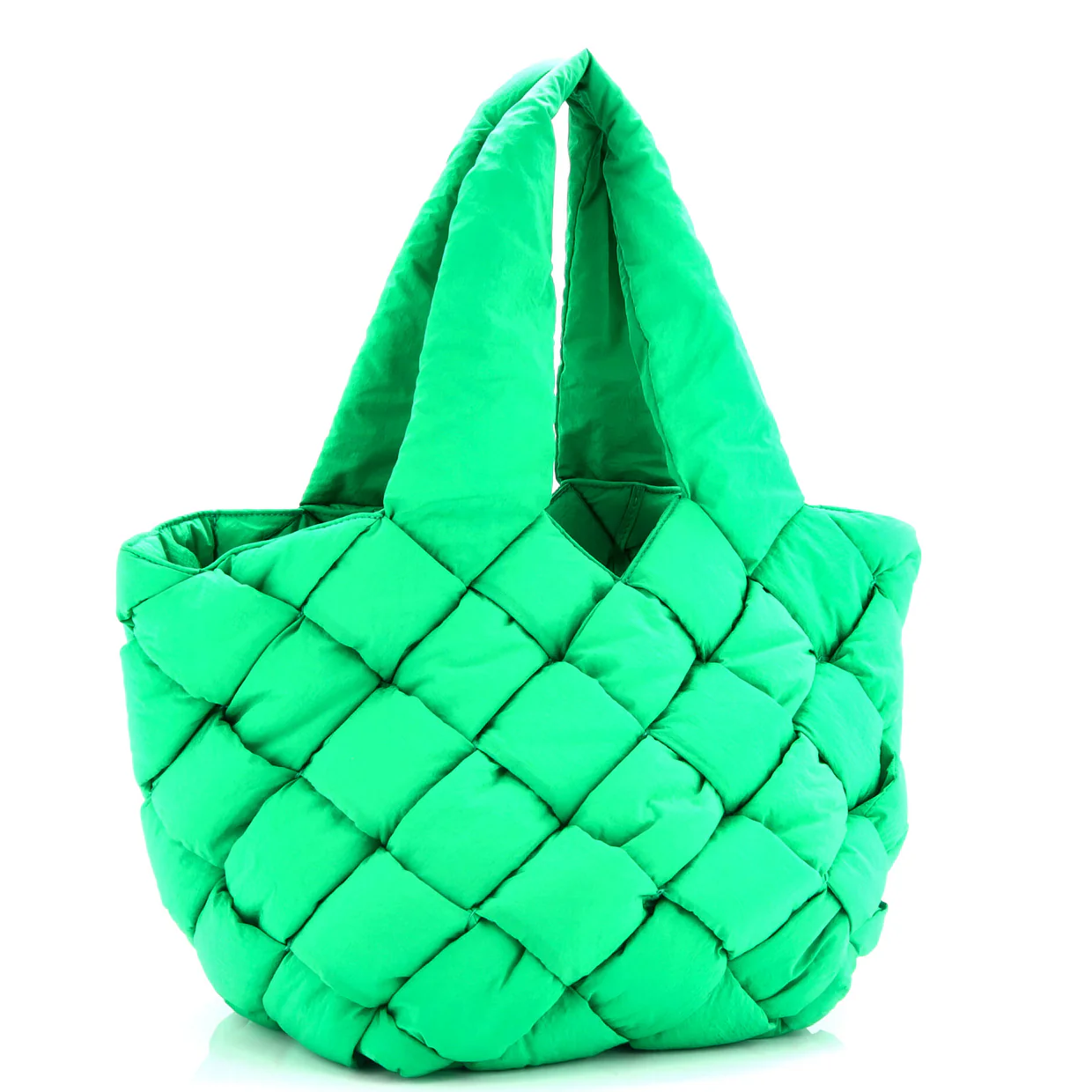 Cassette Paper Tote Intrecciato Nylon - Deep Luxury