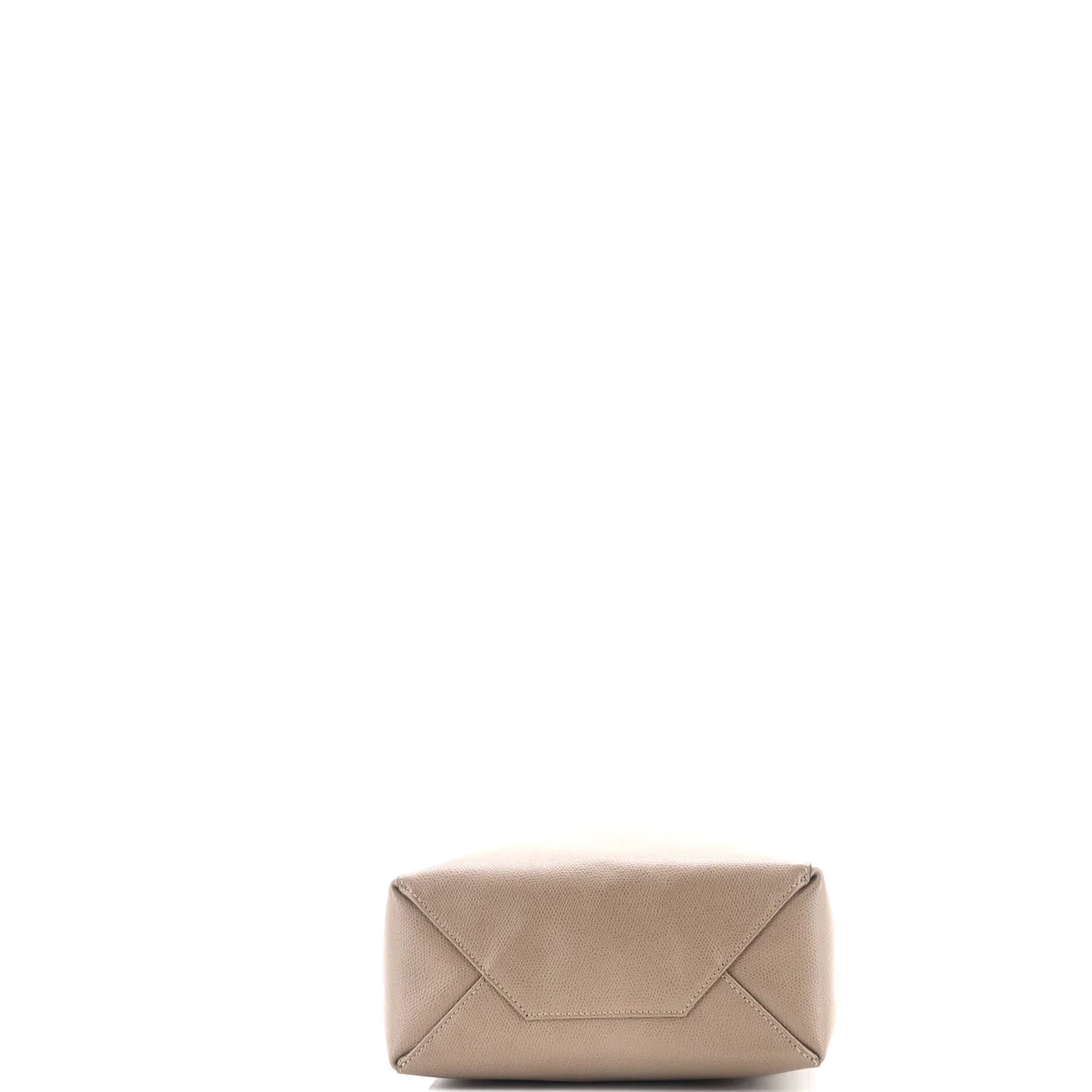Vertical Cabas Tote Grained Calfskin Small - Deep Luxury