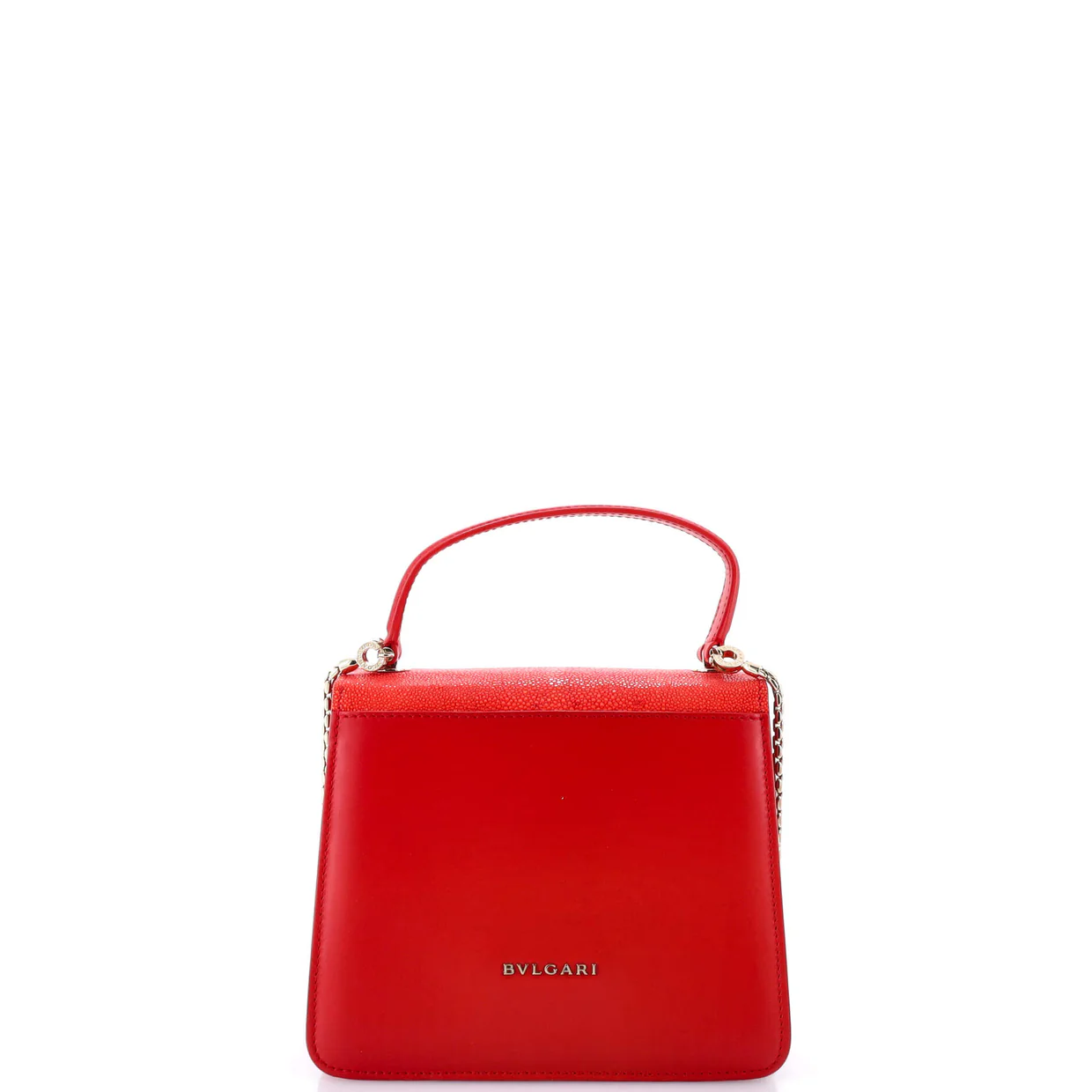 Serpenti Forever Top Handle Bag Leather and Stingray Small - Deep Luxury