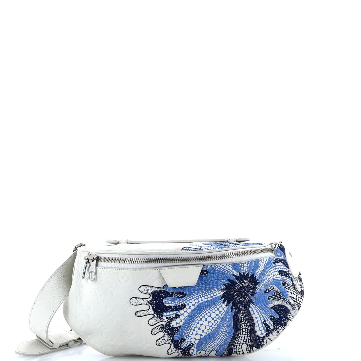 Bum Bag Yayoi Kusama Psychedelic Flower Monogram Taurillon Leather Maxi - Deep Luxury