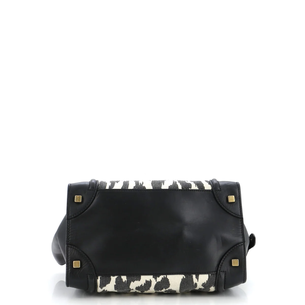 Luggage Bag Printed Canvas and Leather Mini - Deep Luxury