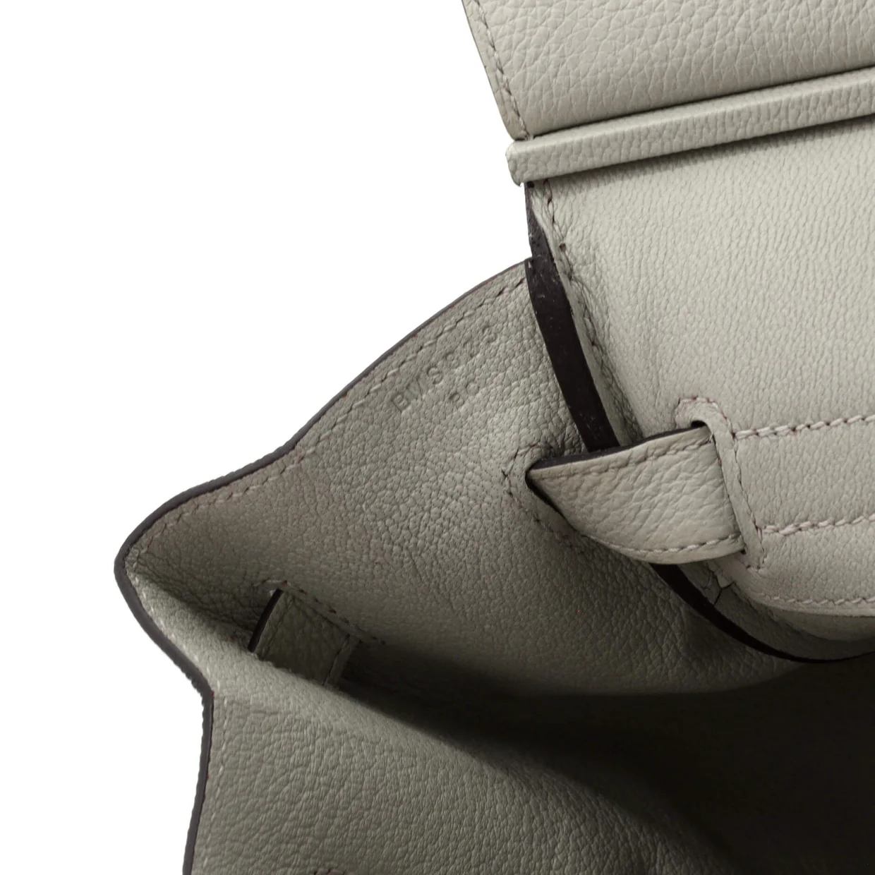 Birkin Handbag Grey Togo with Palladium Hardware 30 - Deep Luxury