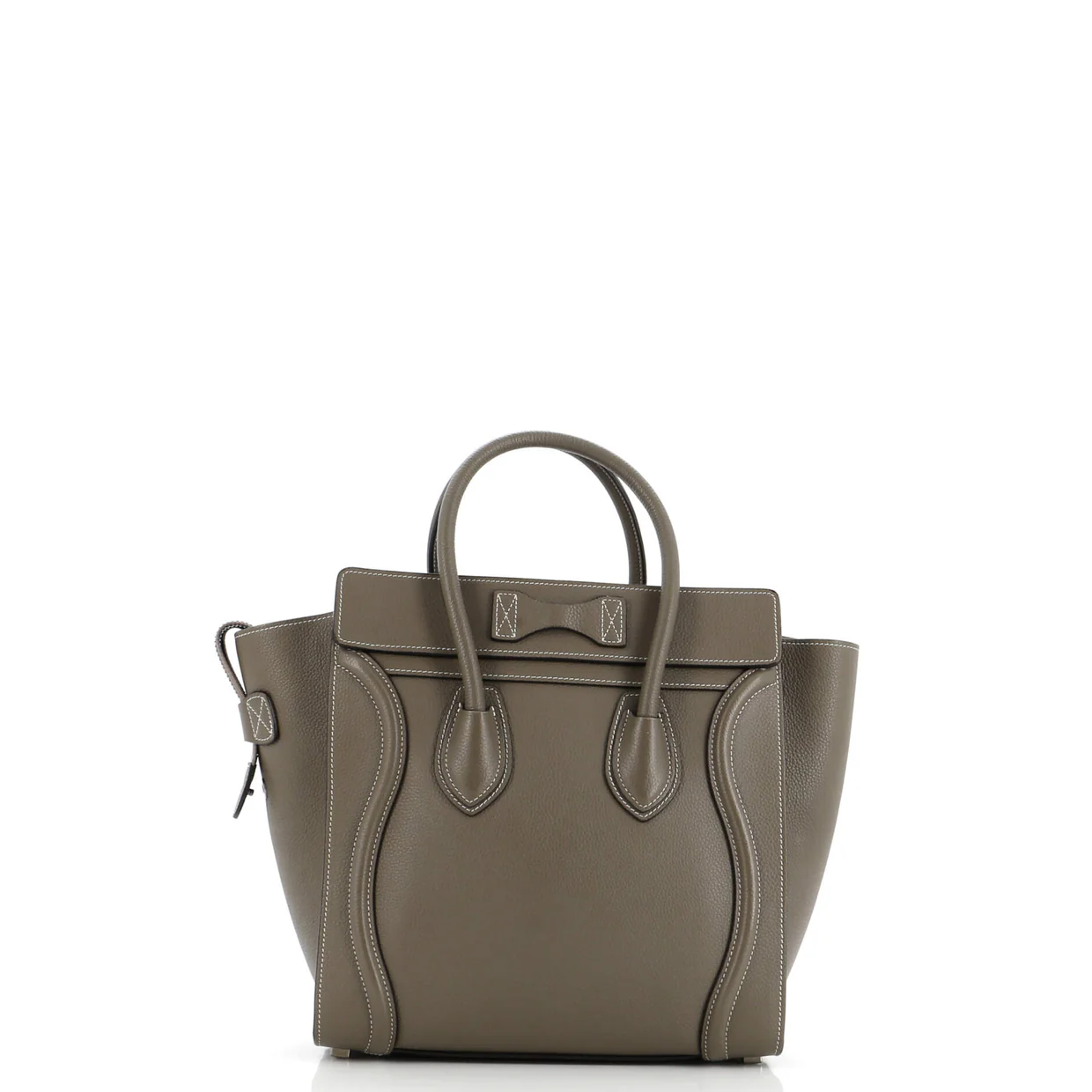 Luggage Bag Grainy Leather Micro - Deep Luxury