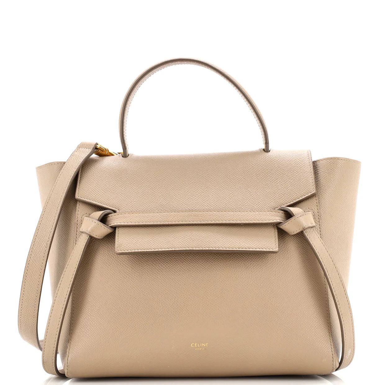 Belt Bag Textured Leather Micro - Deep Luxury