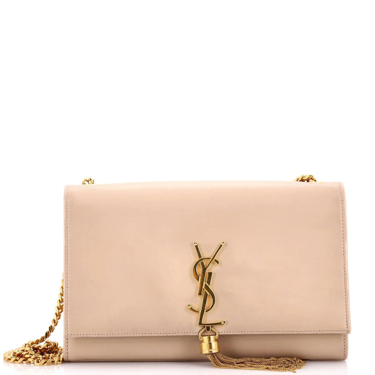 Classic Monogram Tassel Crossbody Bag Leather Medium - Deep Luxury