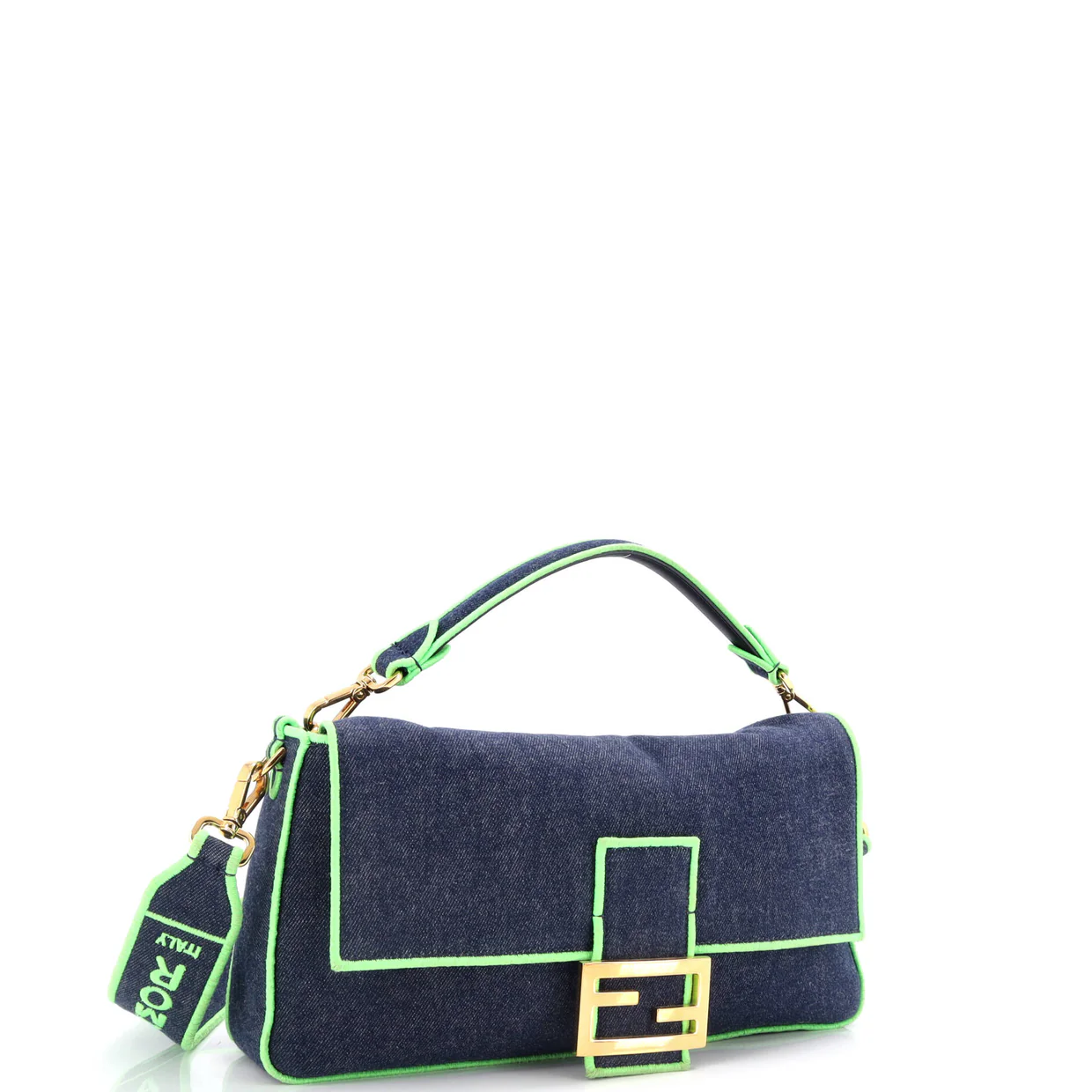 Baguette NM Bag Denim Large - Deep Luxury