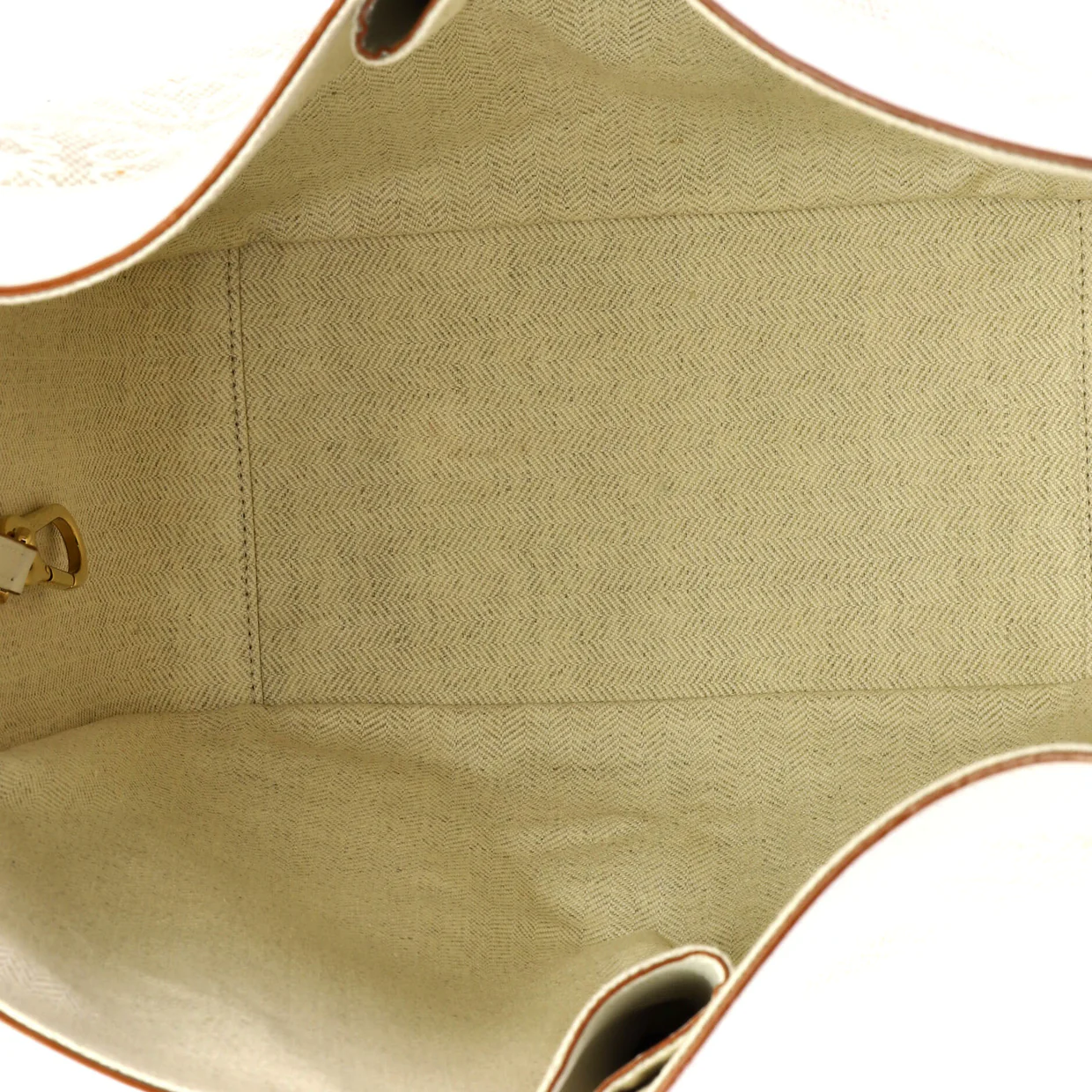 Hammock Bag Leather and Anagram Jacquard Small - Deep Luxury