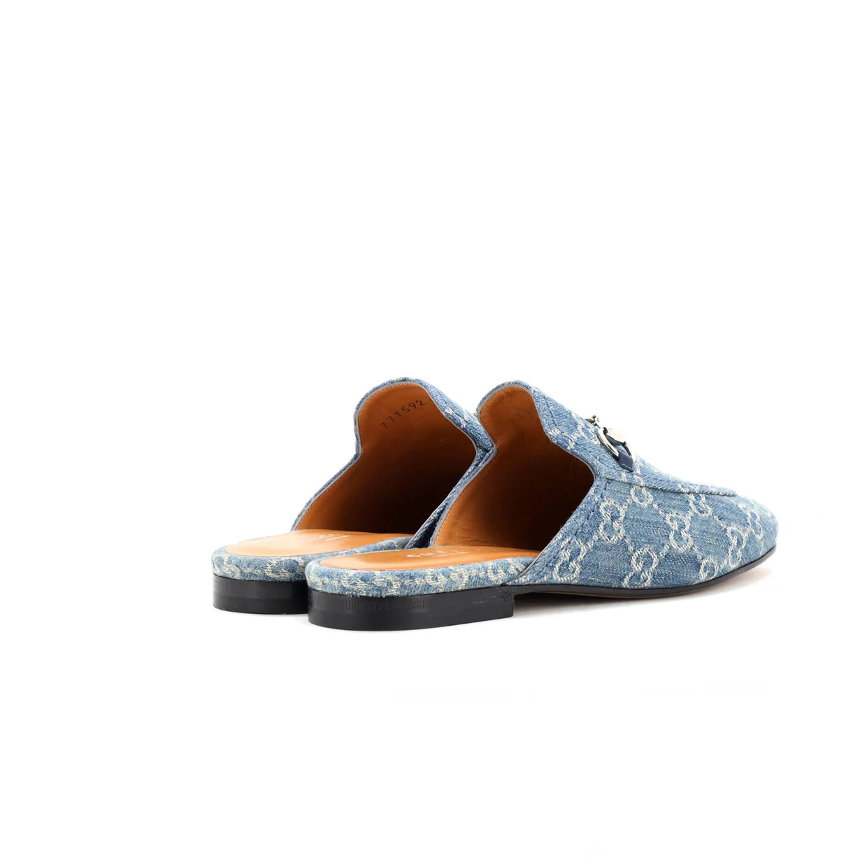 Women's Princetown Mules GG Denim - Deep Luxury