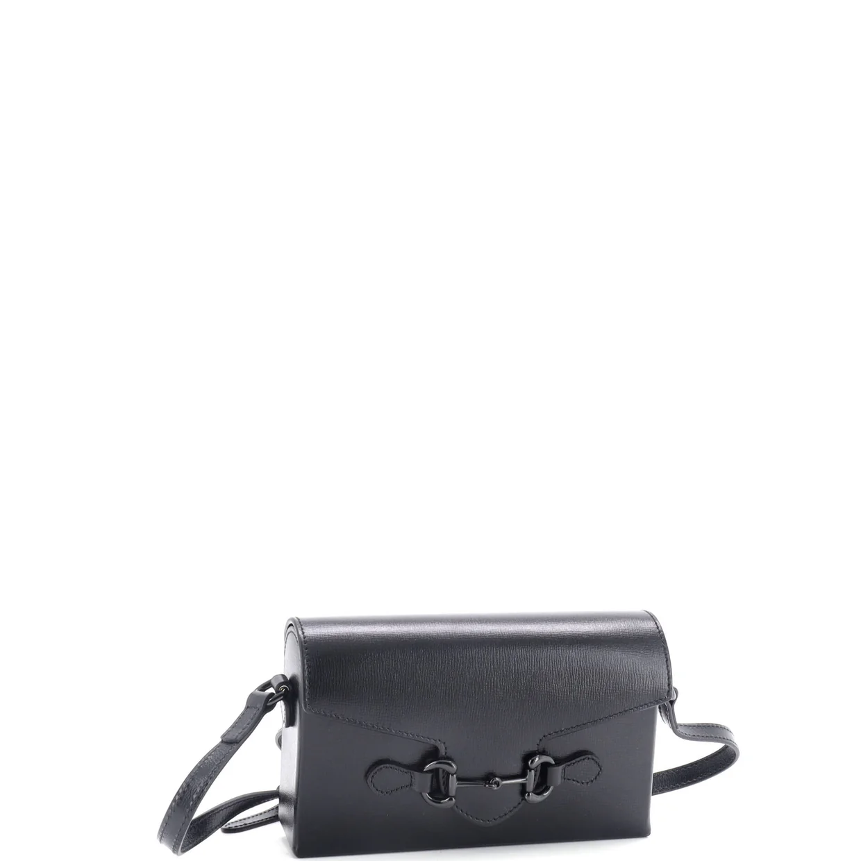 Horsebit 1955 Flap Crossbody Bag Leather Mini - Deep Luxury