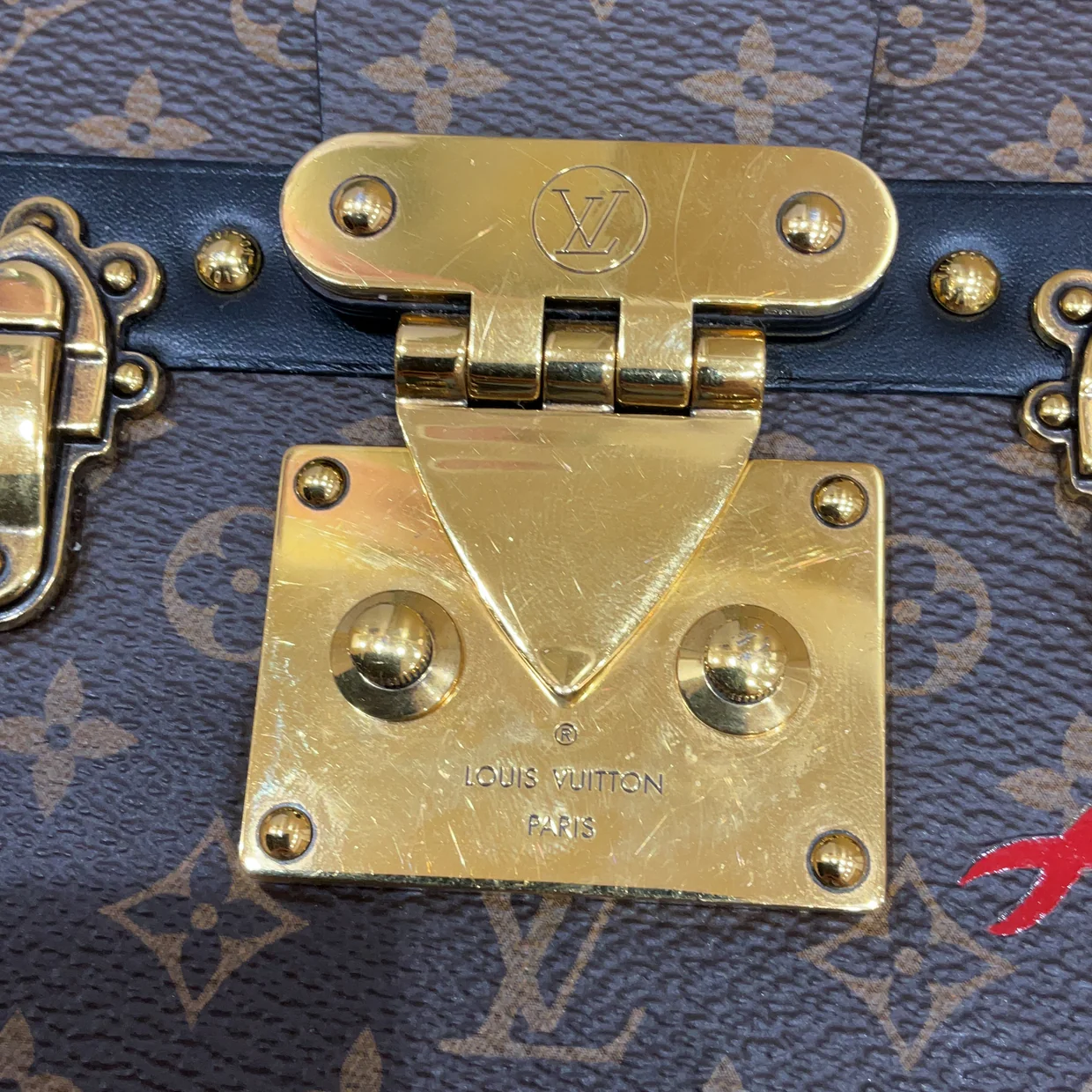 Petite Malle Handbag Monogram Canvas - Deep Luxury