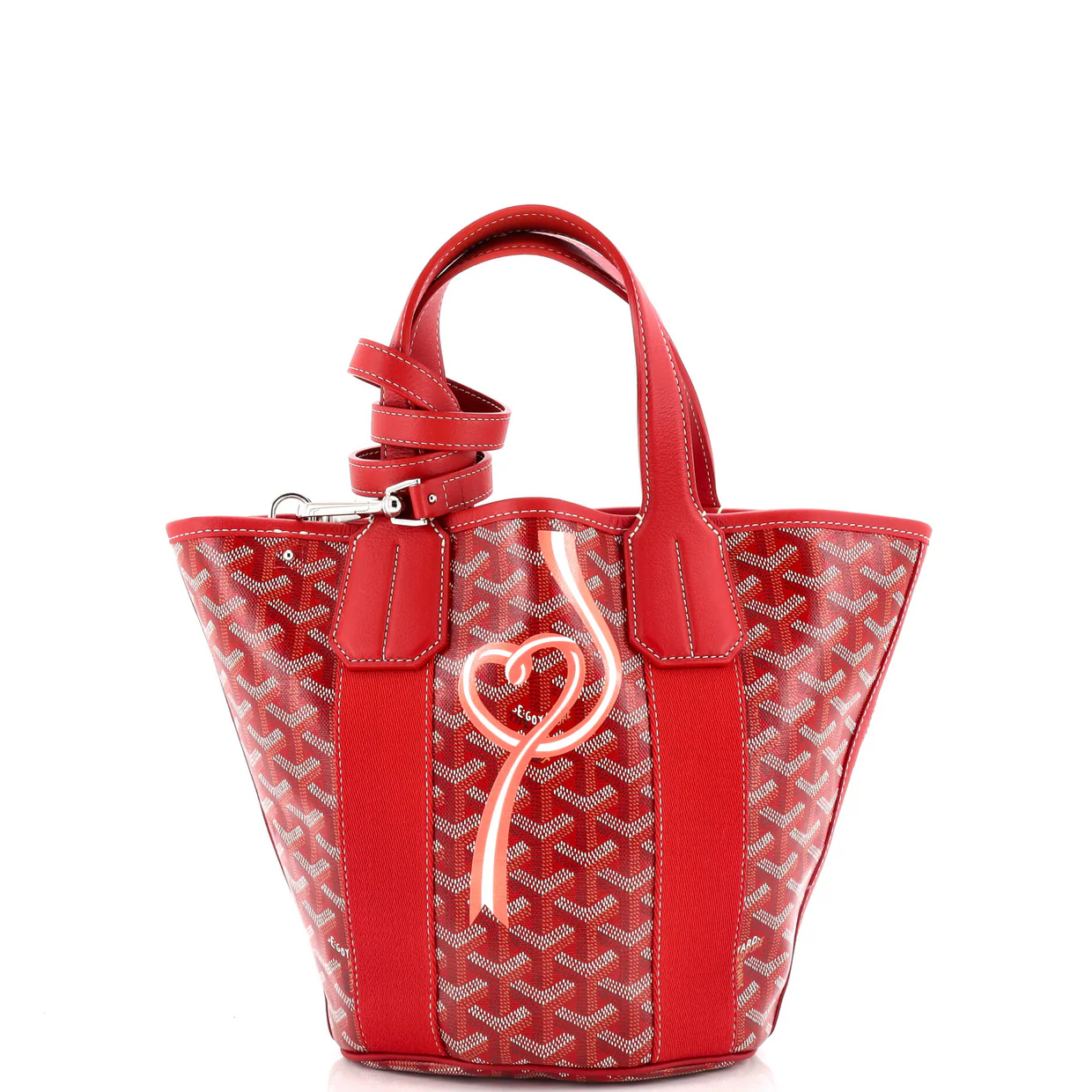 Belharra Tote Printed Coated Canvas PM - Deep Luxury