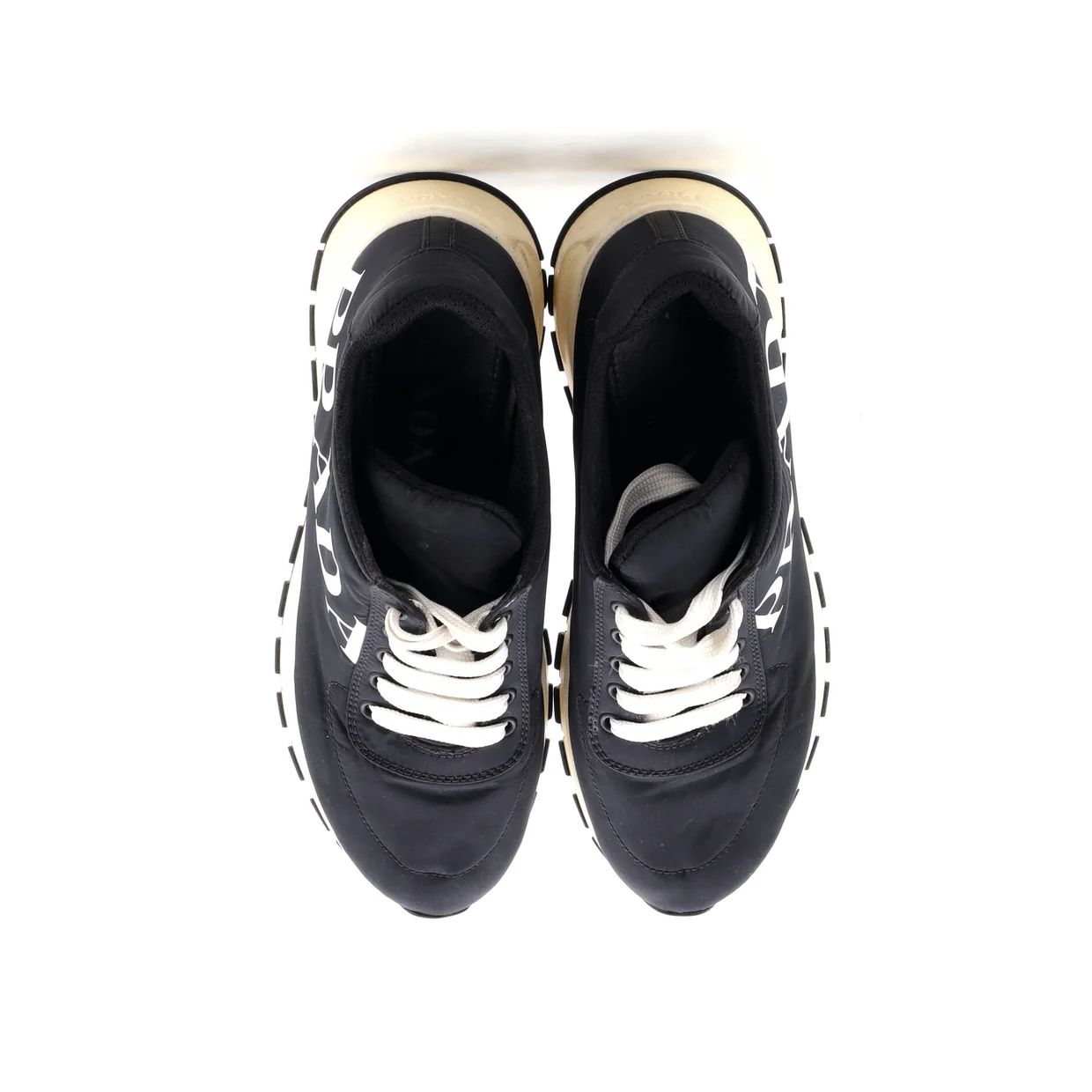 Women's Logo Low-Top Sneakers Printed Nylon - Deep Luxury