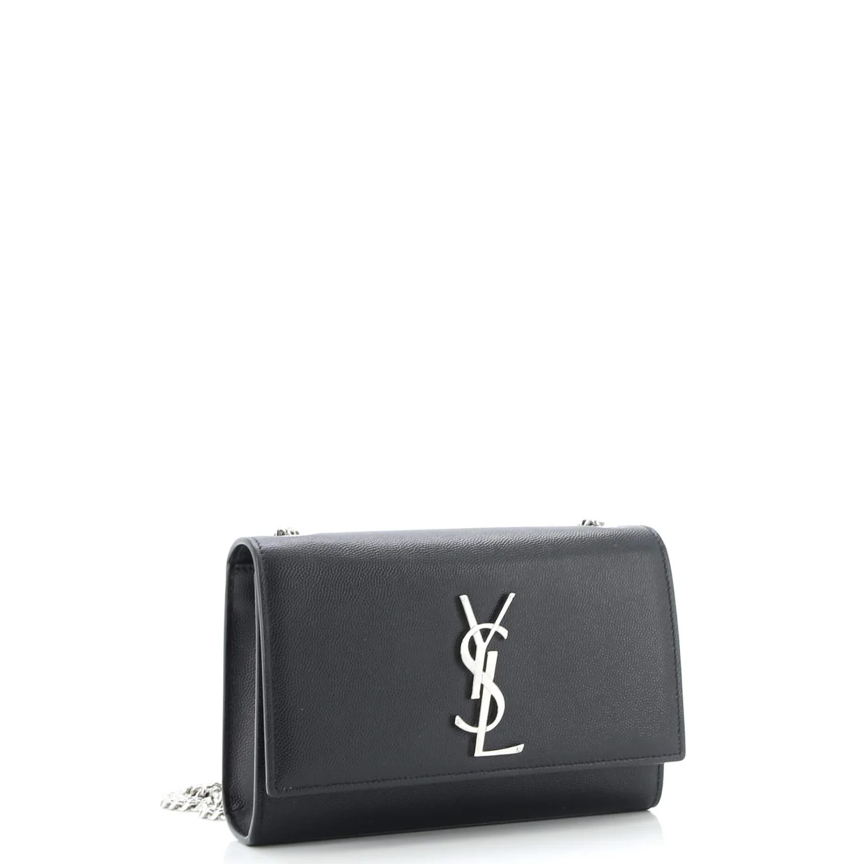 Classic Monogram Crossbody Bag Grainy Leather Medium - Deep Luxury