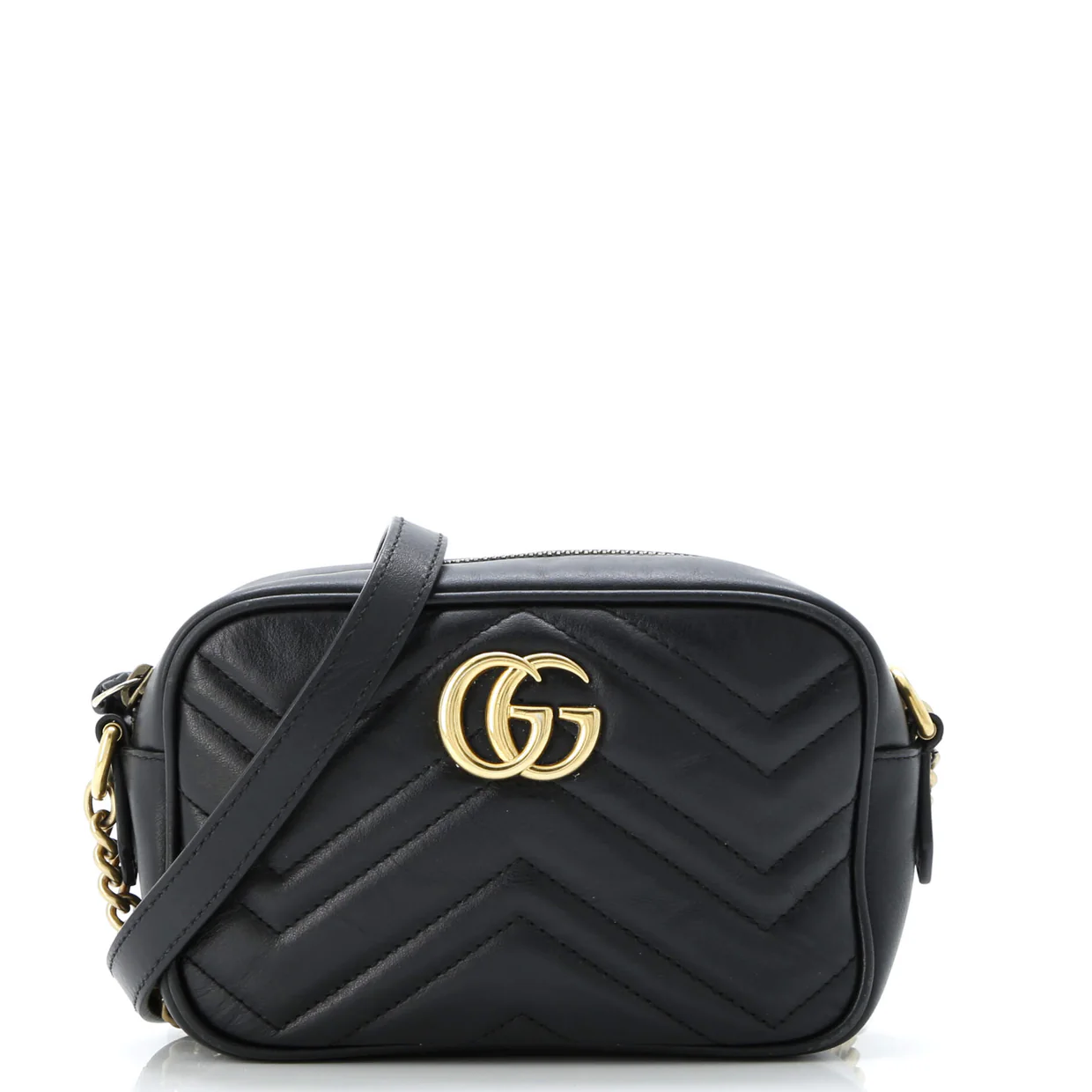 GG Marmont Shoulder Bag Matelasse Leather Mini - Deep Luxury