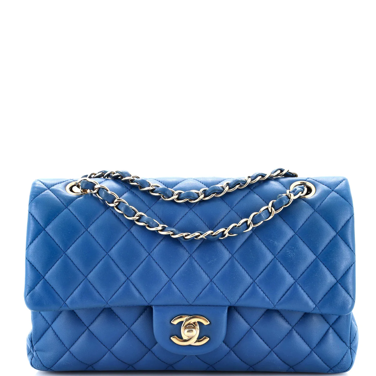 Classic Double Flap Bag Quilted Lambskin Medium - Deep Luxury