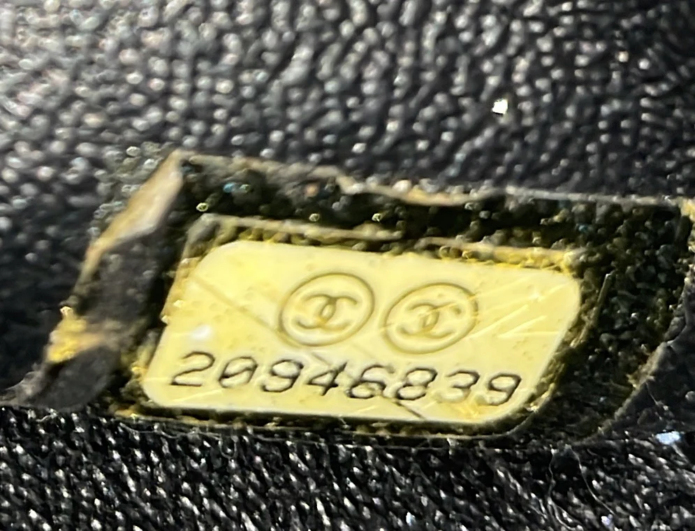 So Black Classic Double Flap Bag Chevron Lambskin Jumbo - Deep Luxury