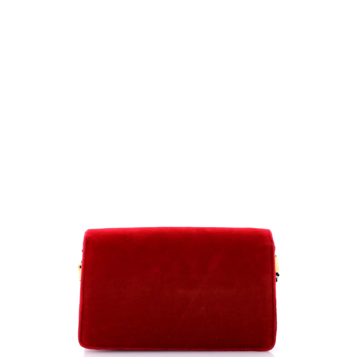 G Broadway Shoulder Bag Velvet with Crystals Small - Deep Luxury