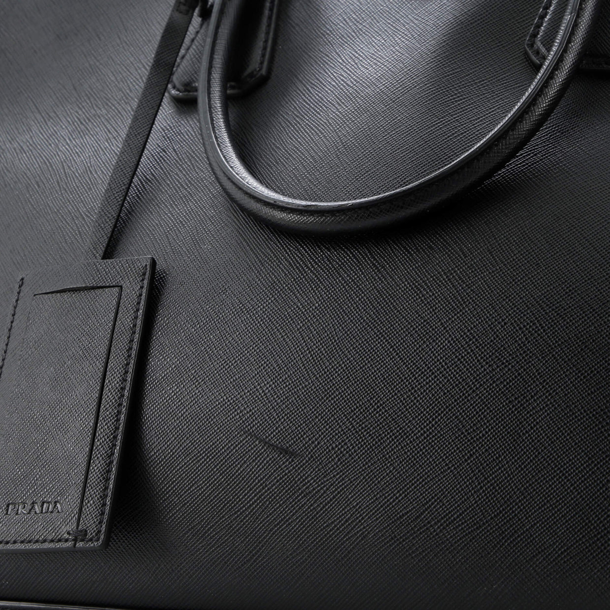 Cuir Double Tote Saffiano Leather Large - Deep Luxury