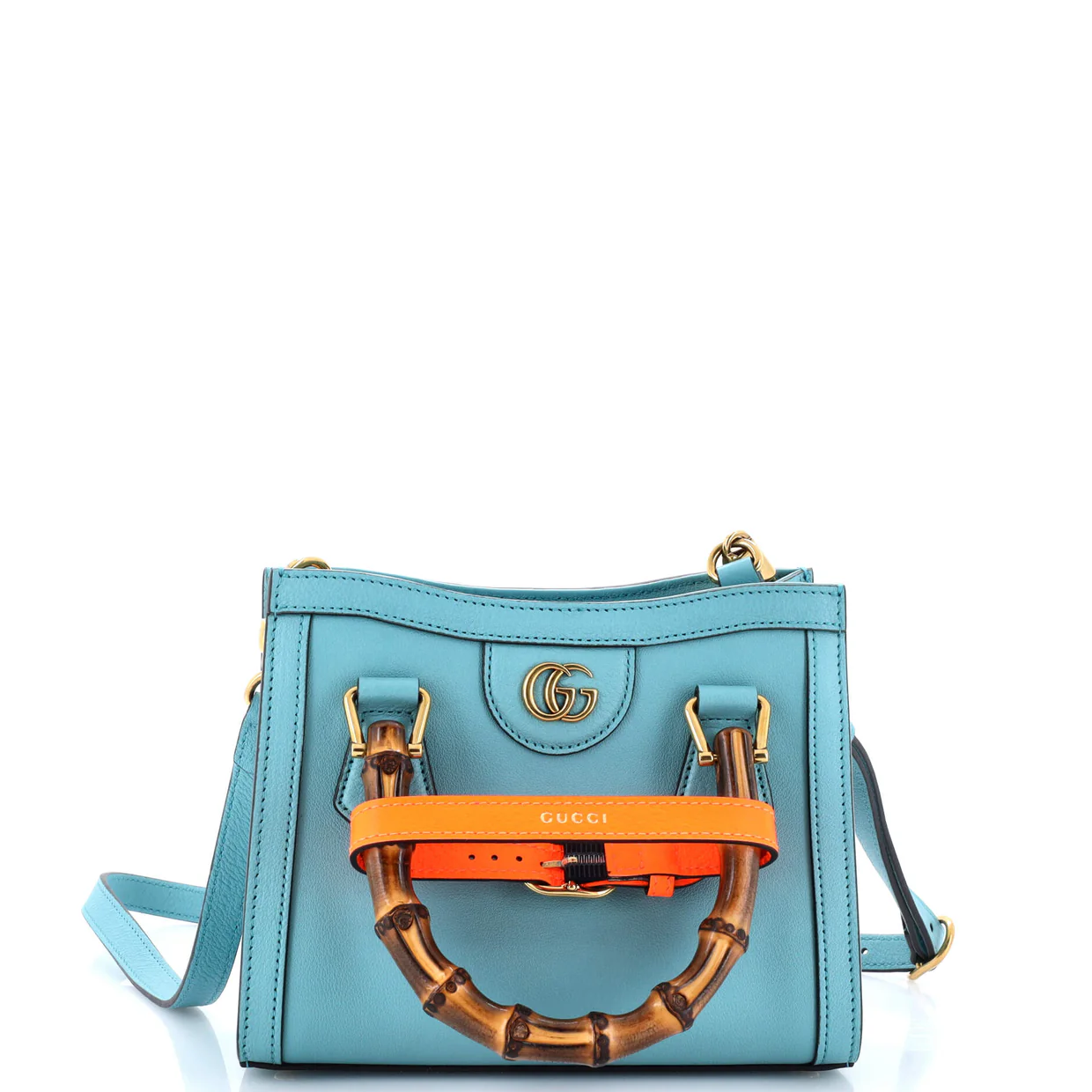 Diana NM Bamboo Handle Tote Leather Mini - Deep Luxury