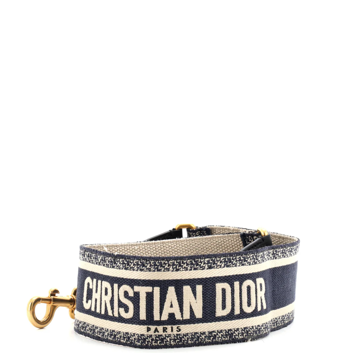 Logo Shoulder Strap Embroidered Canvas - Deep Luxury