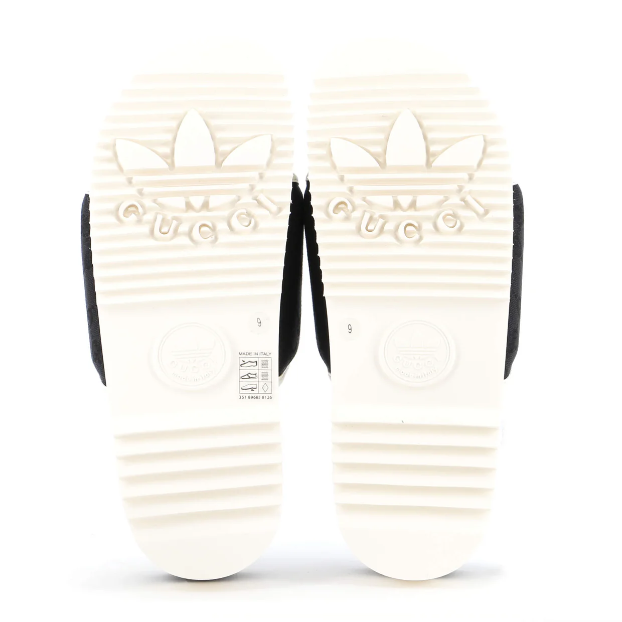 x Adidas Men's Platform Slide Sandals GG Canvas - Deep Luxury