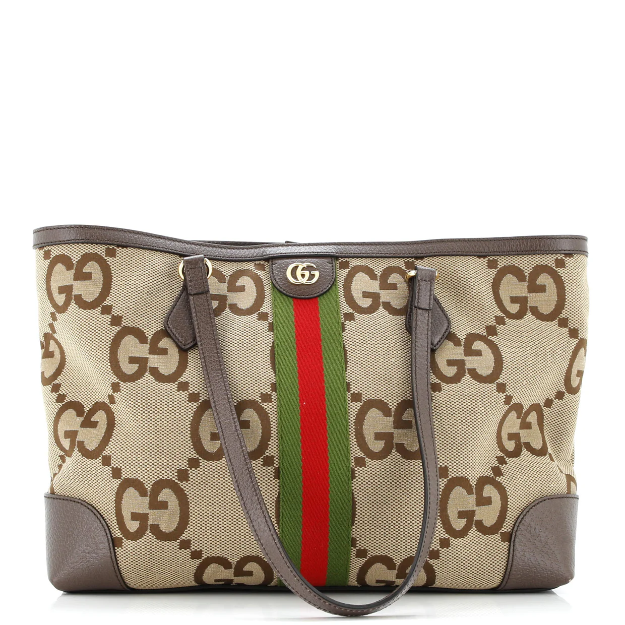 Ophidia Shopping Tote Jumbo GG Canvas Medium - Deep Luxury