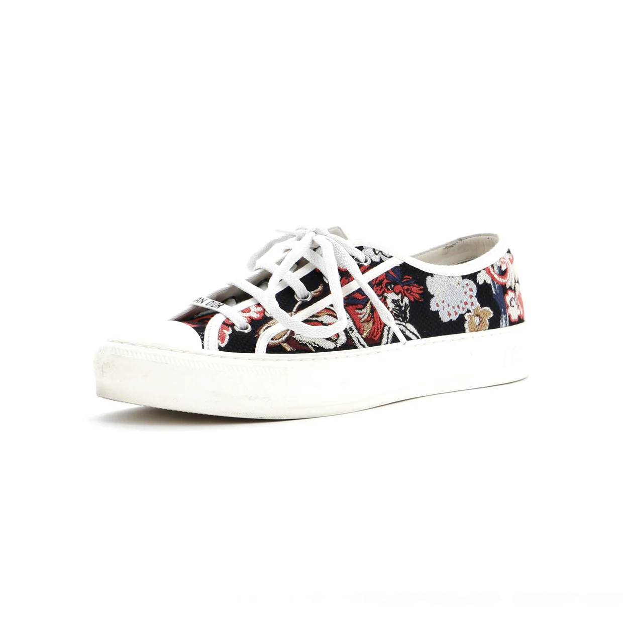 Women's Walk'N'Dior Sneakers Embroidered Canvas - Deep Luxury