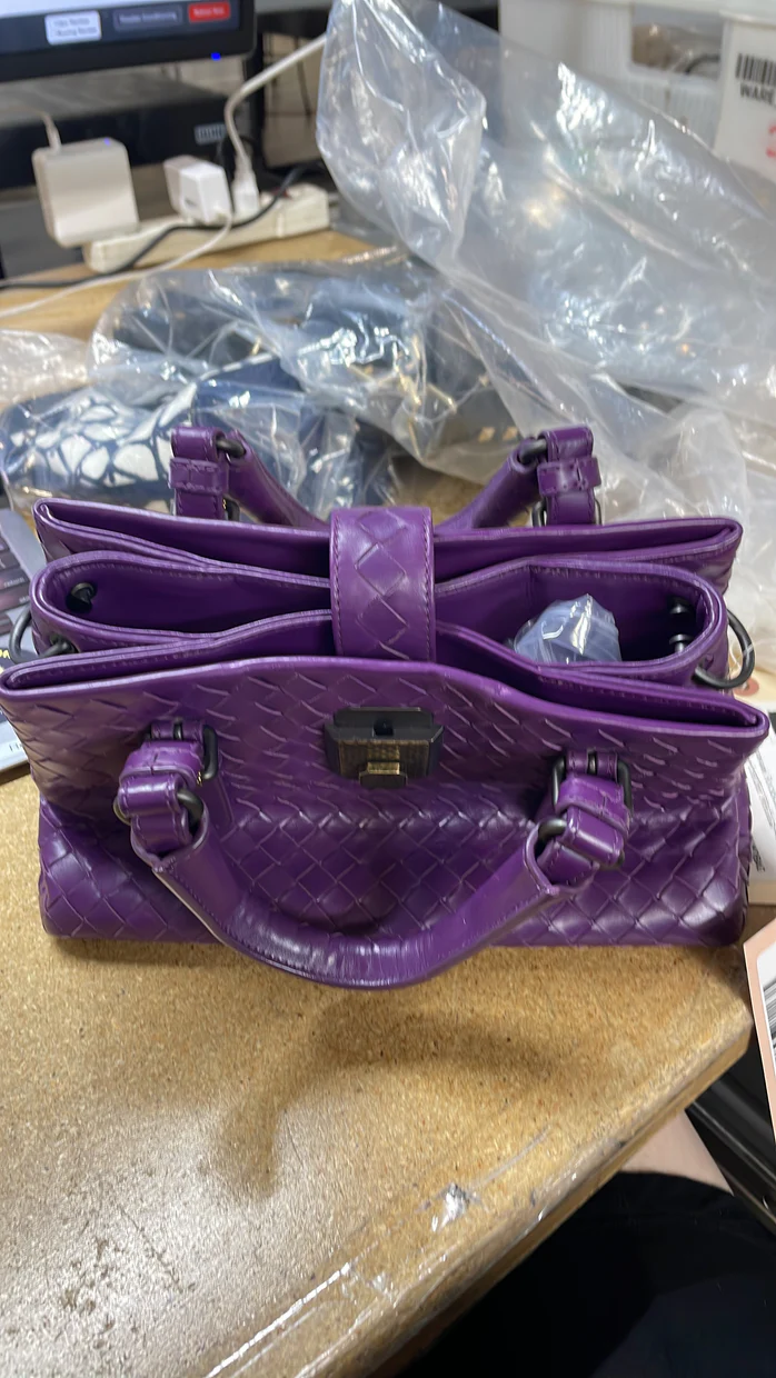 Roma Bag Intrecciato Nappa Mini - Deep Luxury