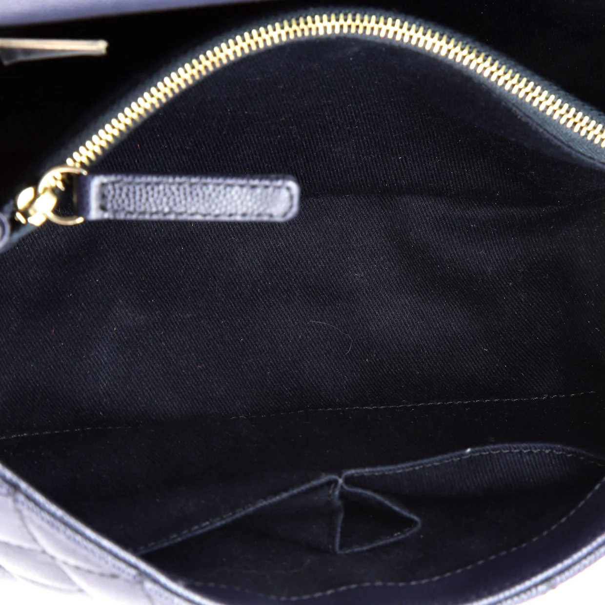 Coco Top Handle Bag Quilted Caviar Small - Deep Luxury