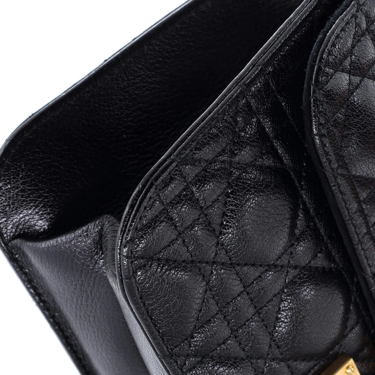 Dioraddict Flap Bag Cannage Quilt Lambskin Medium - Deep Luxury