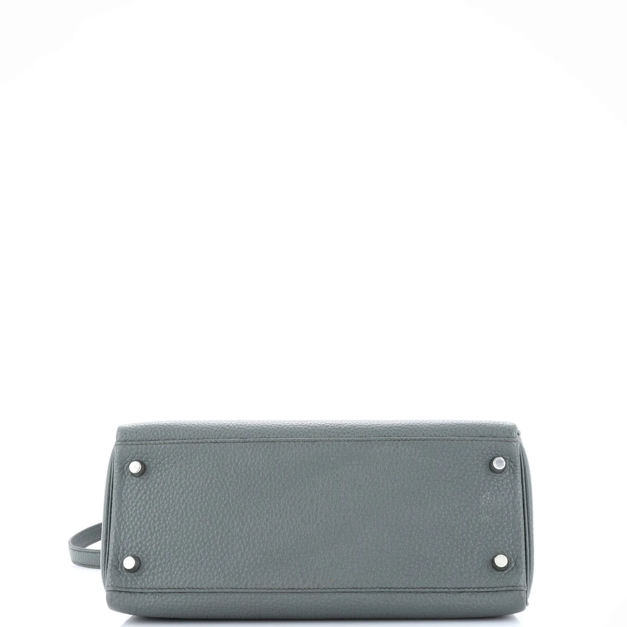 Kelly Handbag Vert Amande Togo with Palladium Hardware 28 - Deep Luxury