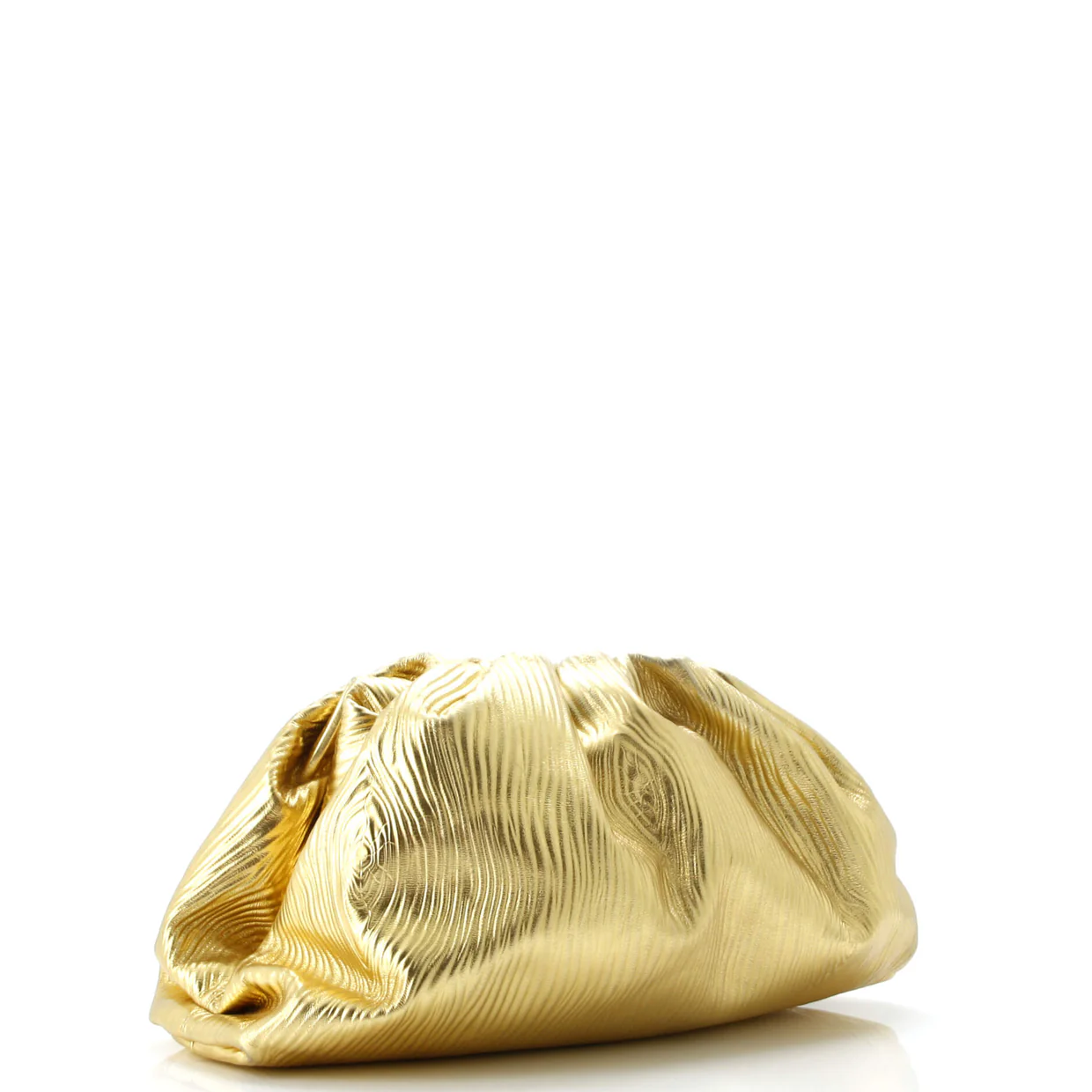 The Pouch Metallic Textured Leather - Deep Luxury