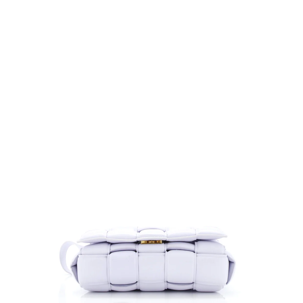 Cassette Crossbody Bag Padded Maxi Intrecciato Leather - Deep Luxury