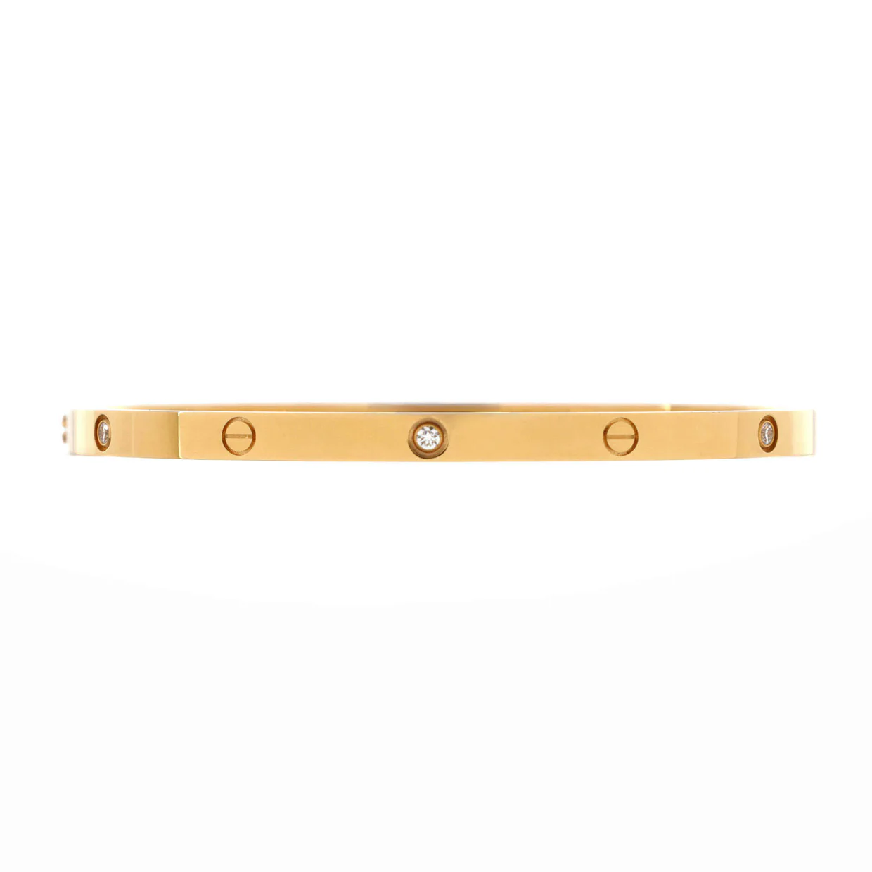 Love 6 Diamond Bracelet 18K Yellow Gold and Diamonds Small - Deep Luxury