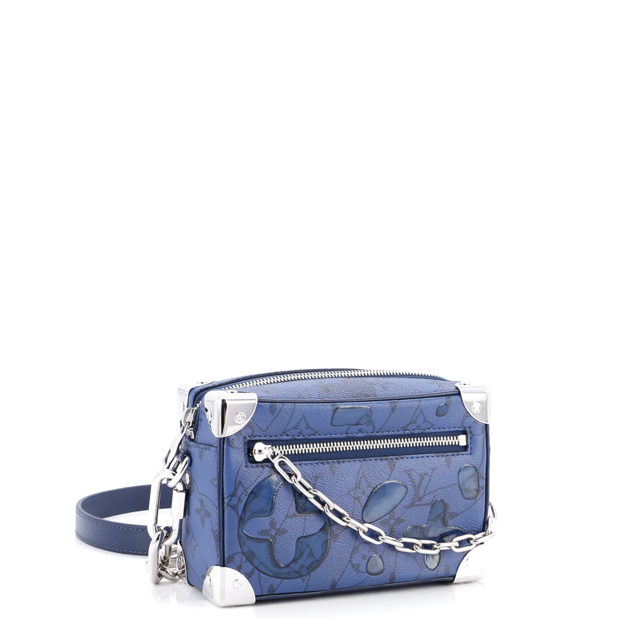 Soft Trunk Bag Limited Edition Aquagarden Monogram Canvas Mini - Deep Luxury