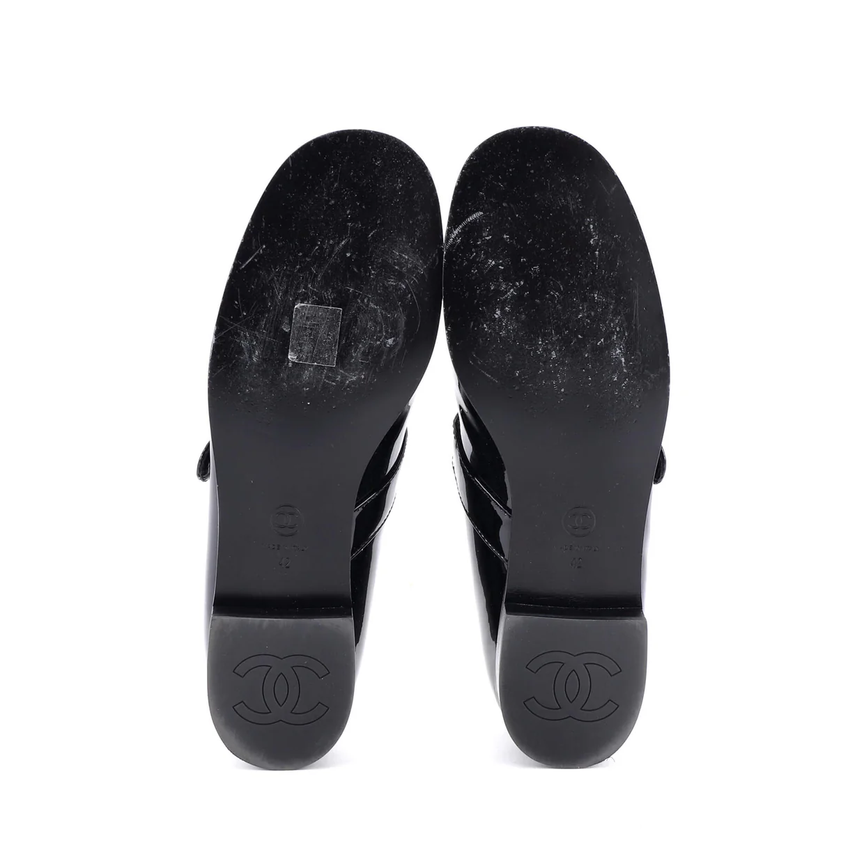 Women's CC Turnlock Mary Jane Flats Patent - Deep Luxury