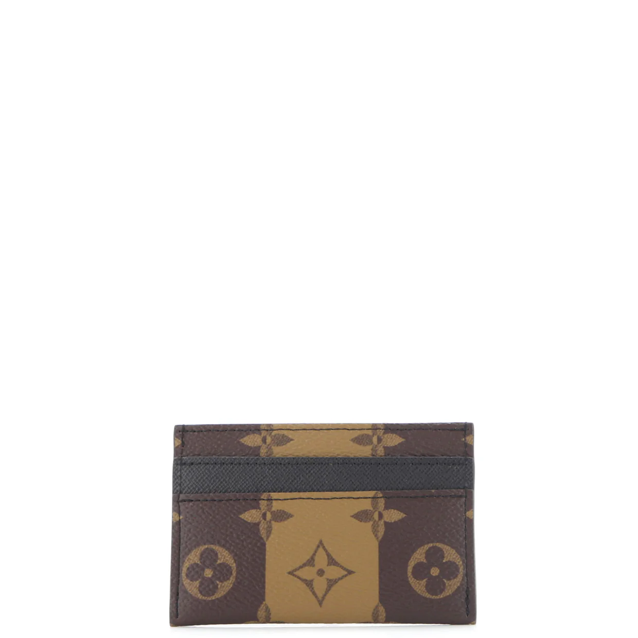 Nigo Double Card Holder Limited Edition Stripes Monogram Canvas - Deep Luxury