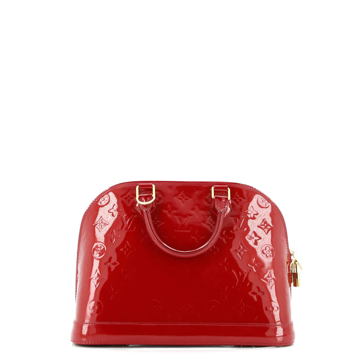 Alma Handbag Monogram Vernis PM - Deep Luxury