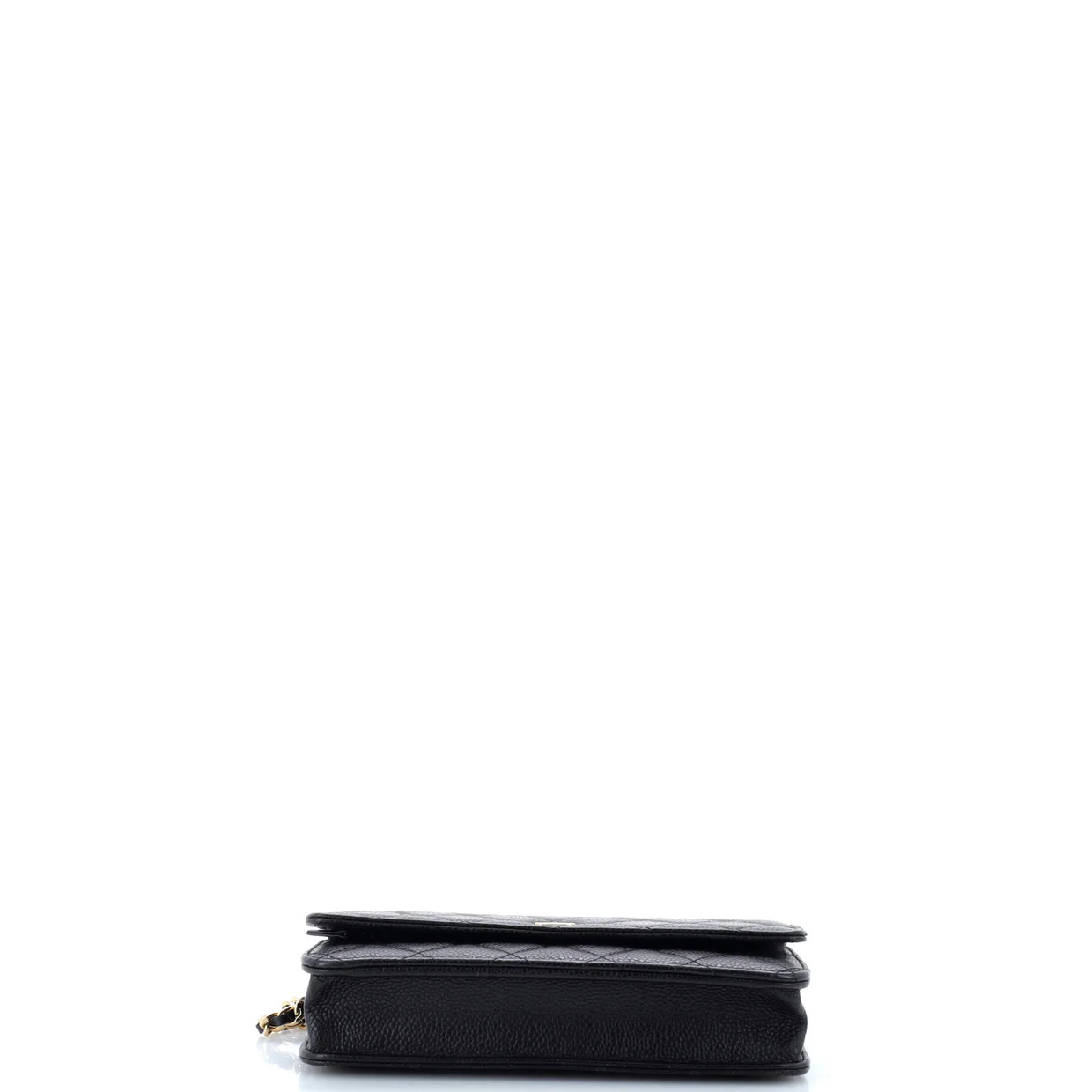 Wallet on Chain Quilted Caviar - Deep Luxury