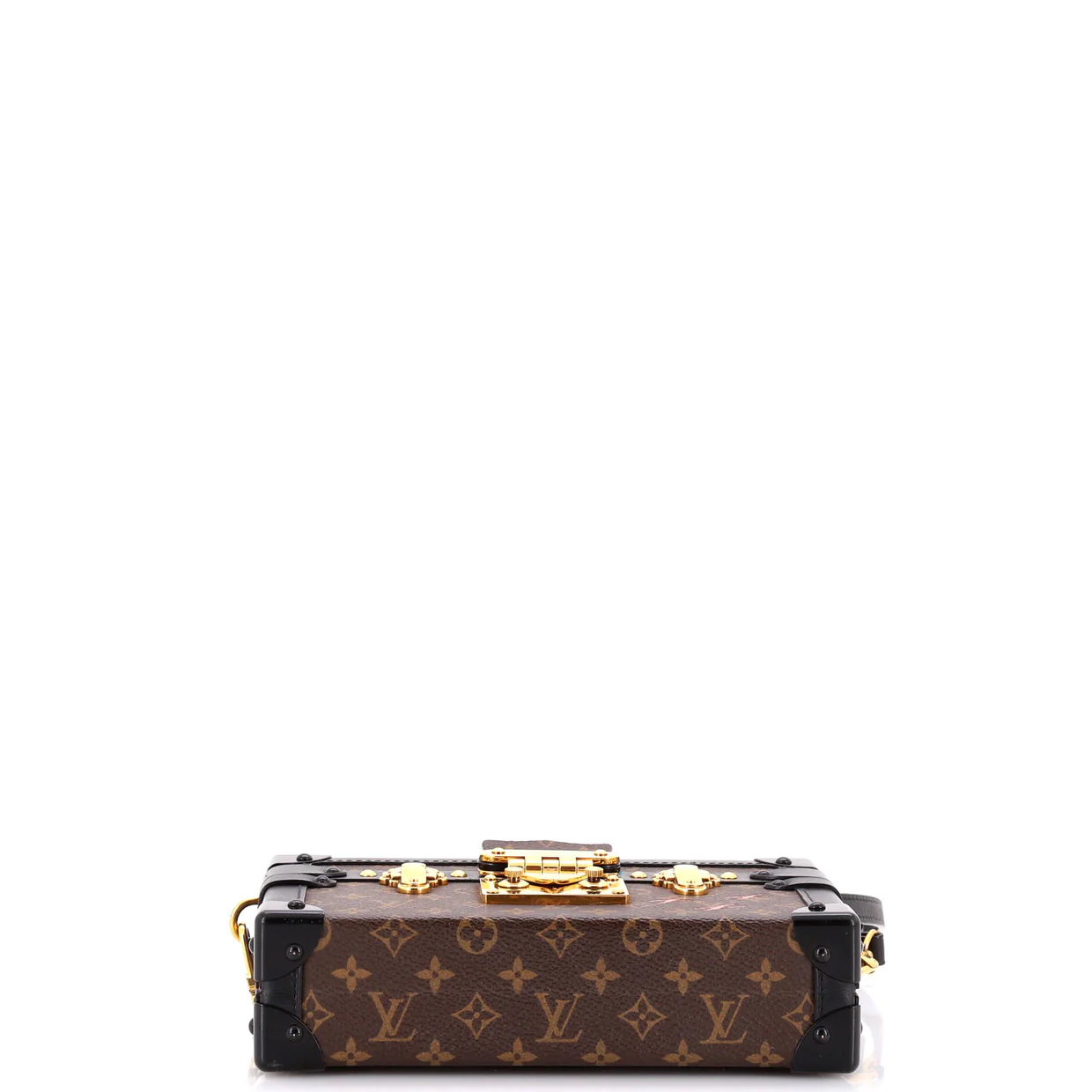 Petite Malle Handbag Monogram Canvas - Deep Luxury